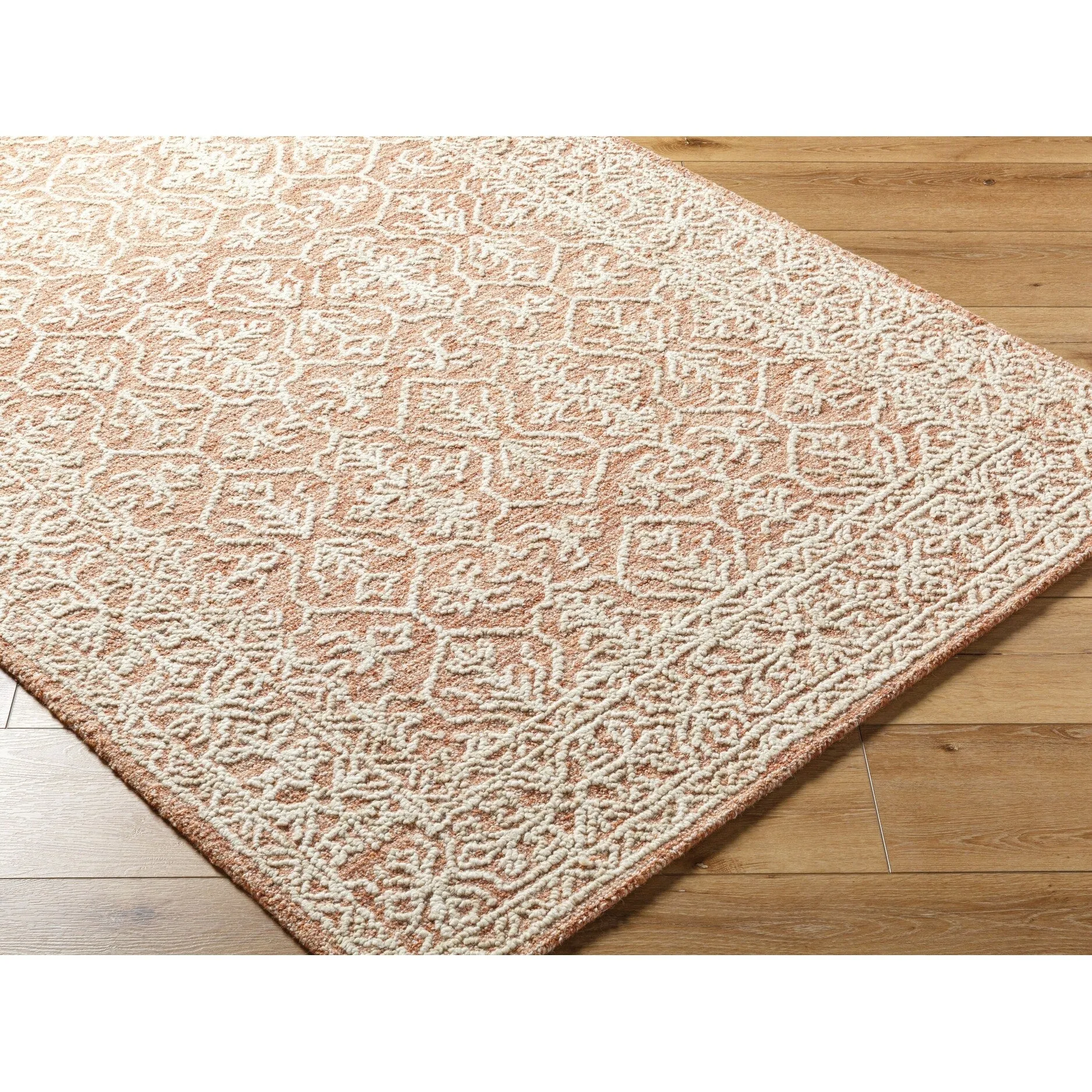 Livabliss Sicily Casual Solid Color Wool Area Rug