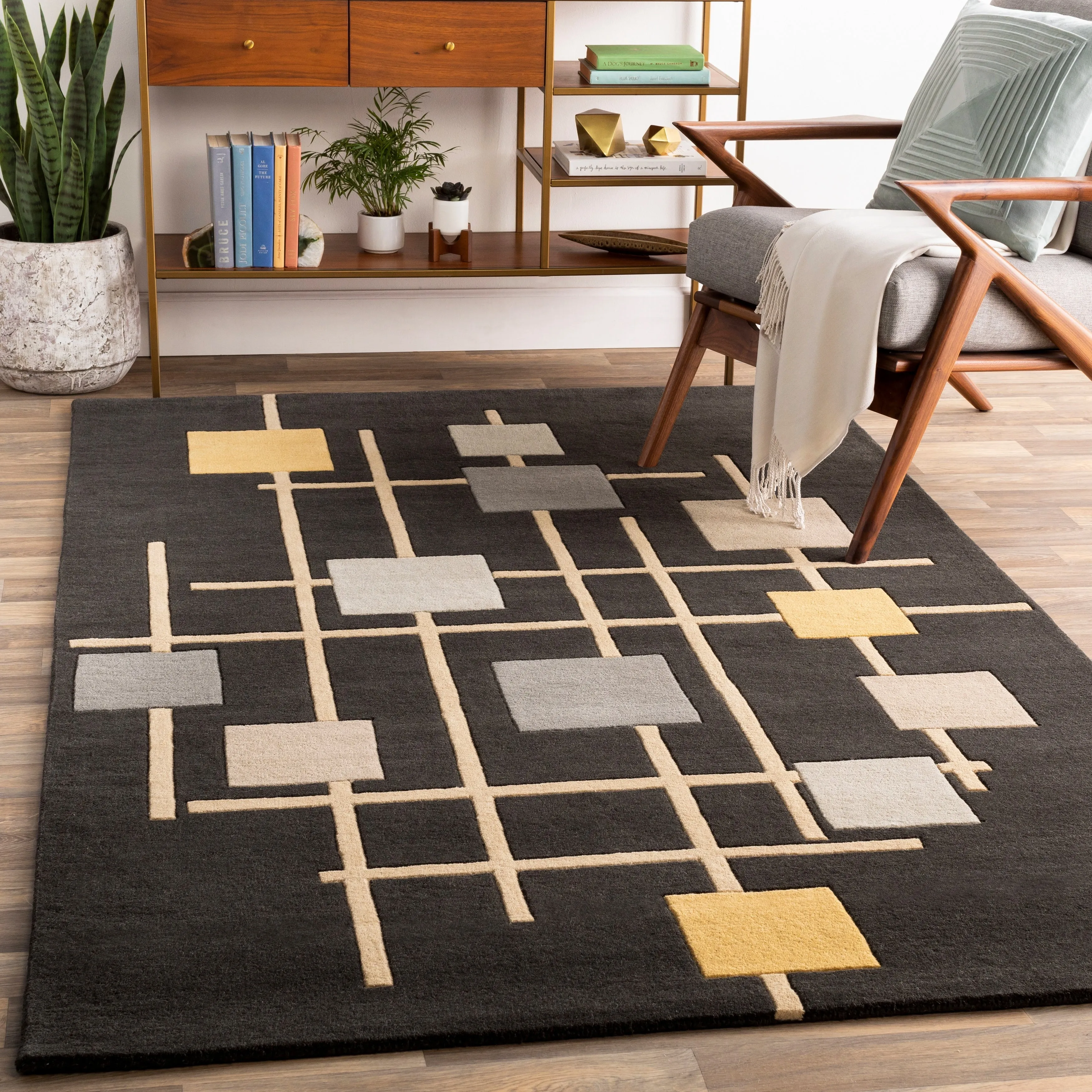 Livabliss Soderkoping Hand Tufted Wool Area Rug