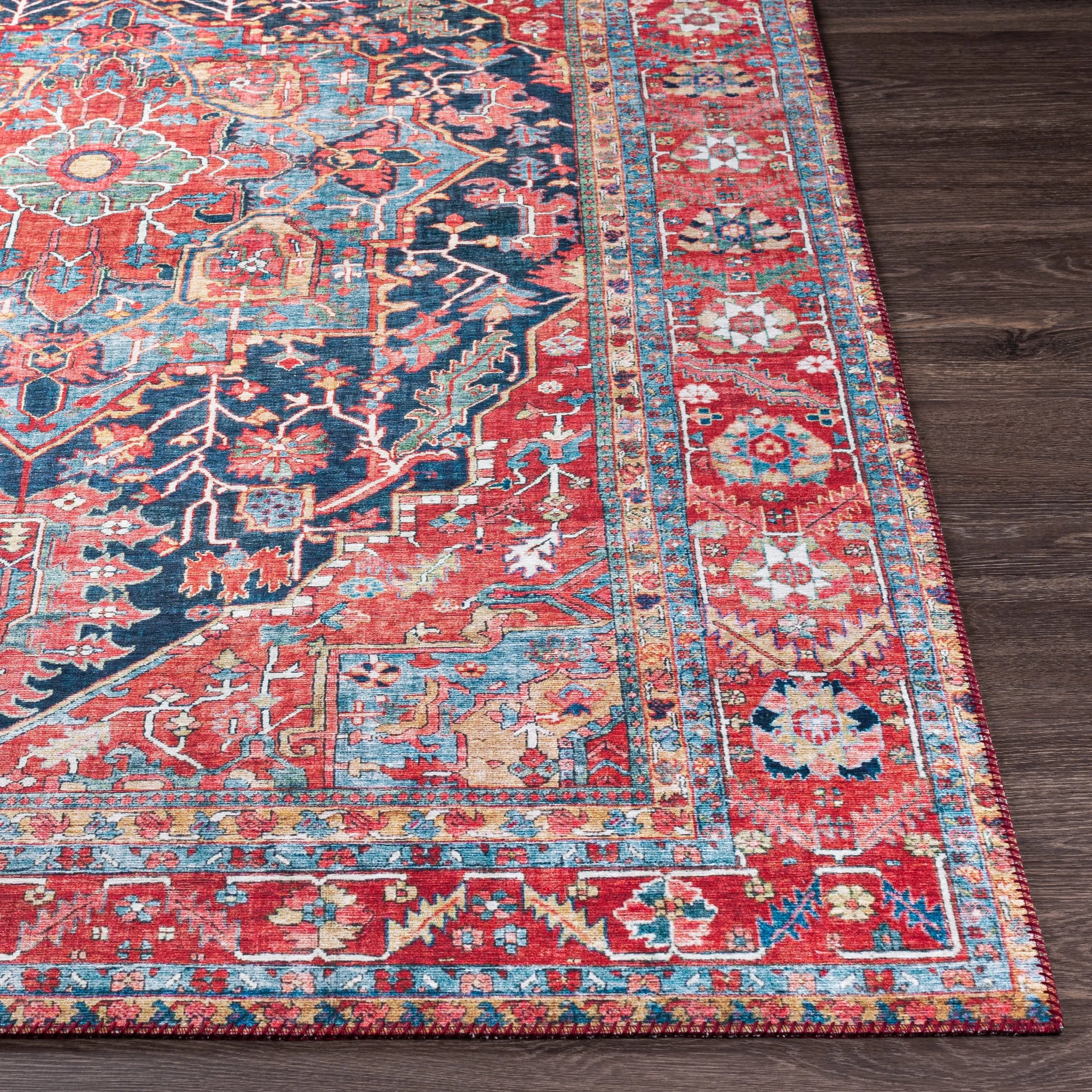 Livabliss Taran Traditional Medallion Printed Area Rug