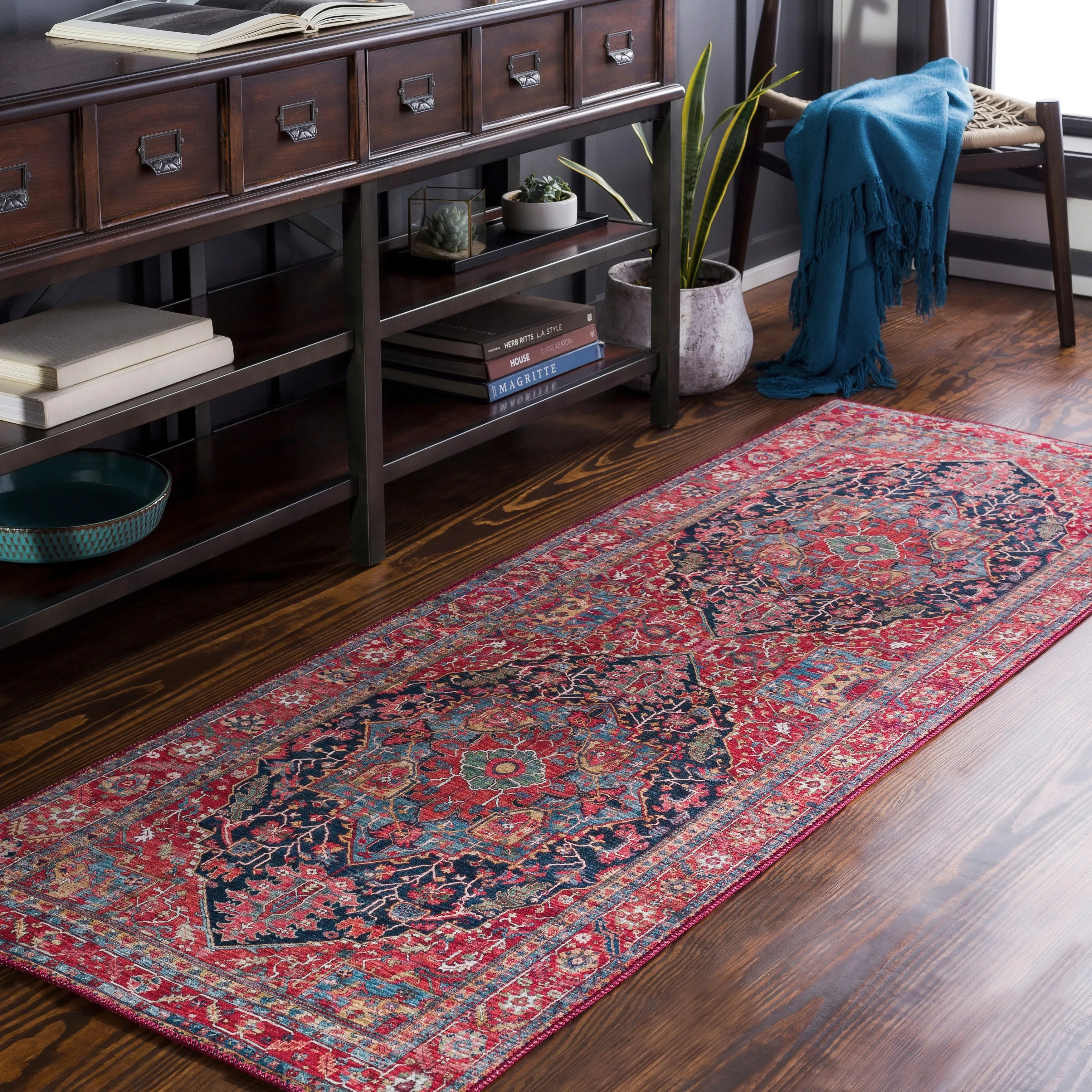 Livabliss Taran Traditional Medallion Printed Area Rug