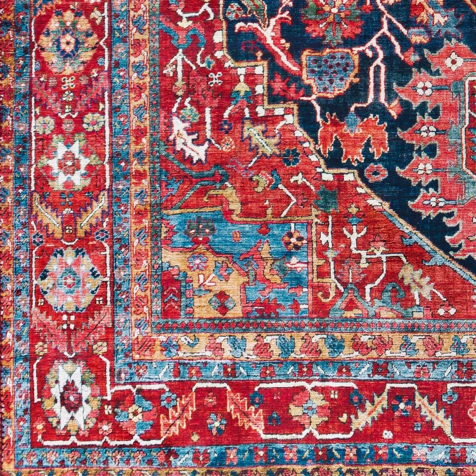 Livabliss Taran Traditional Medallion Printed Area Rug