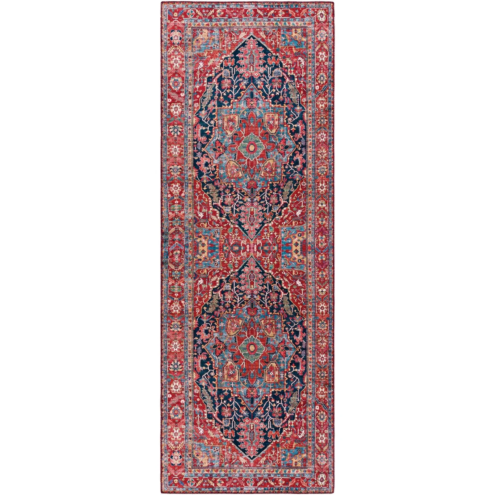Livabliss Taran Traditional Medallion Printed Area Rug