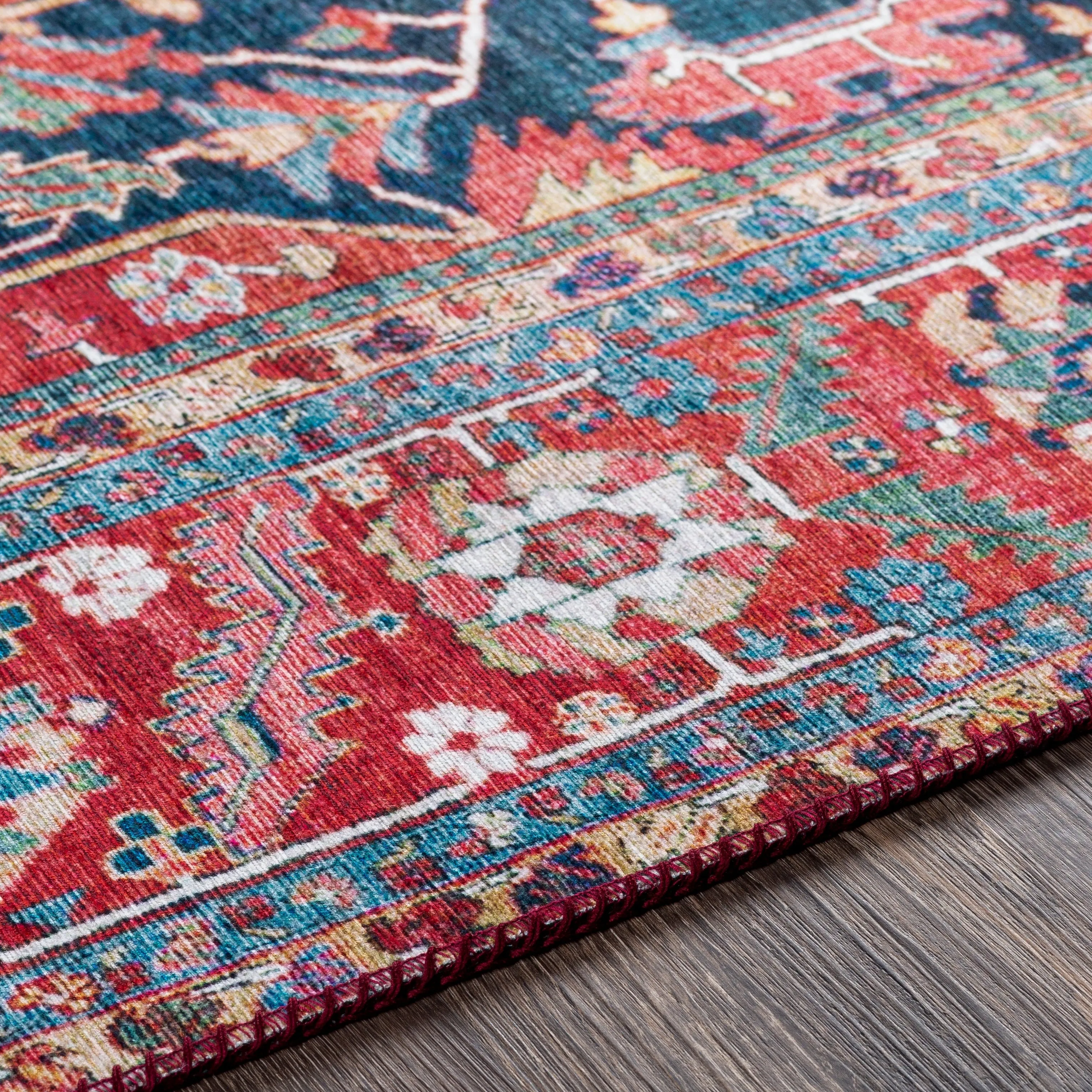 Livabliss Taran Traditional Medallion Printed Area Rug