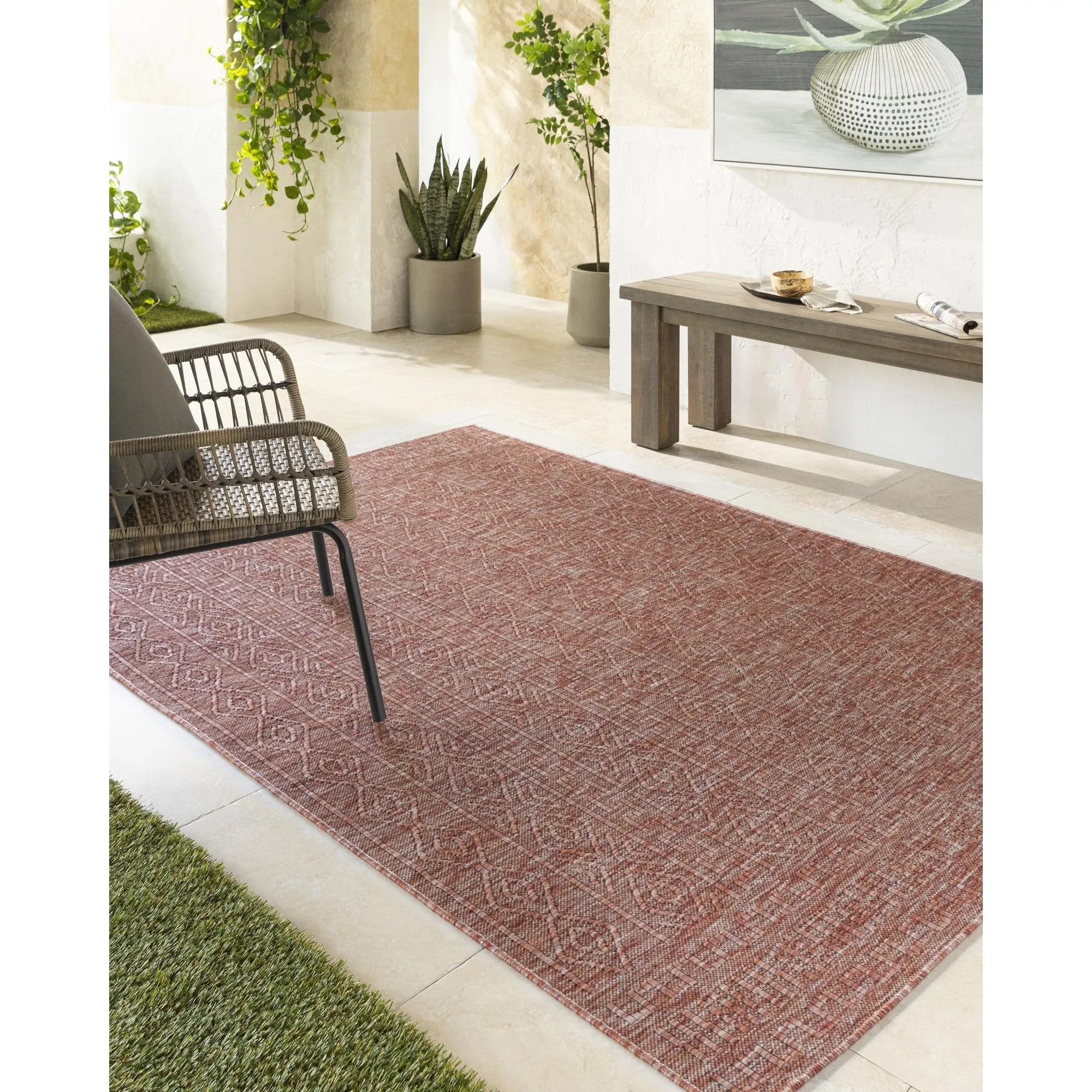 Livabliss Terrace Transitional Moroccan Area Rug
