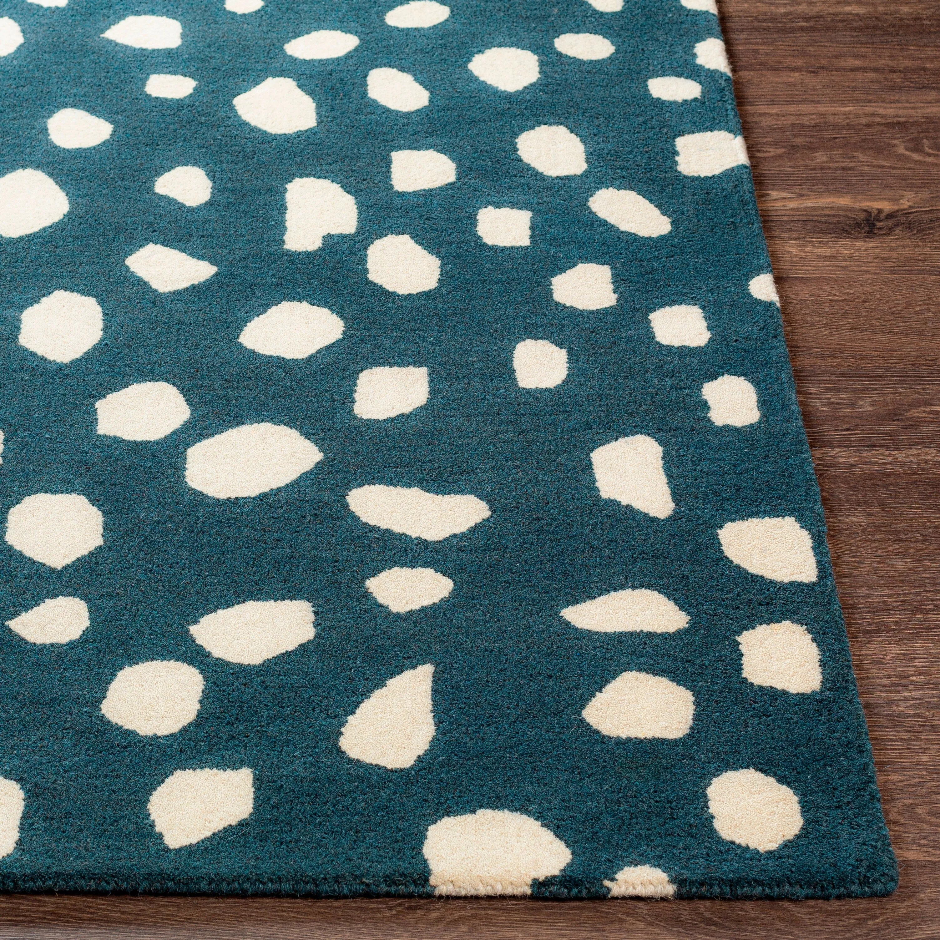Livabliss Tunas Handmade Animal Print Wool Area Rug