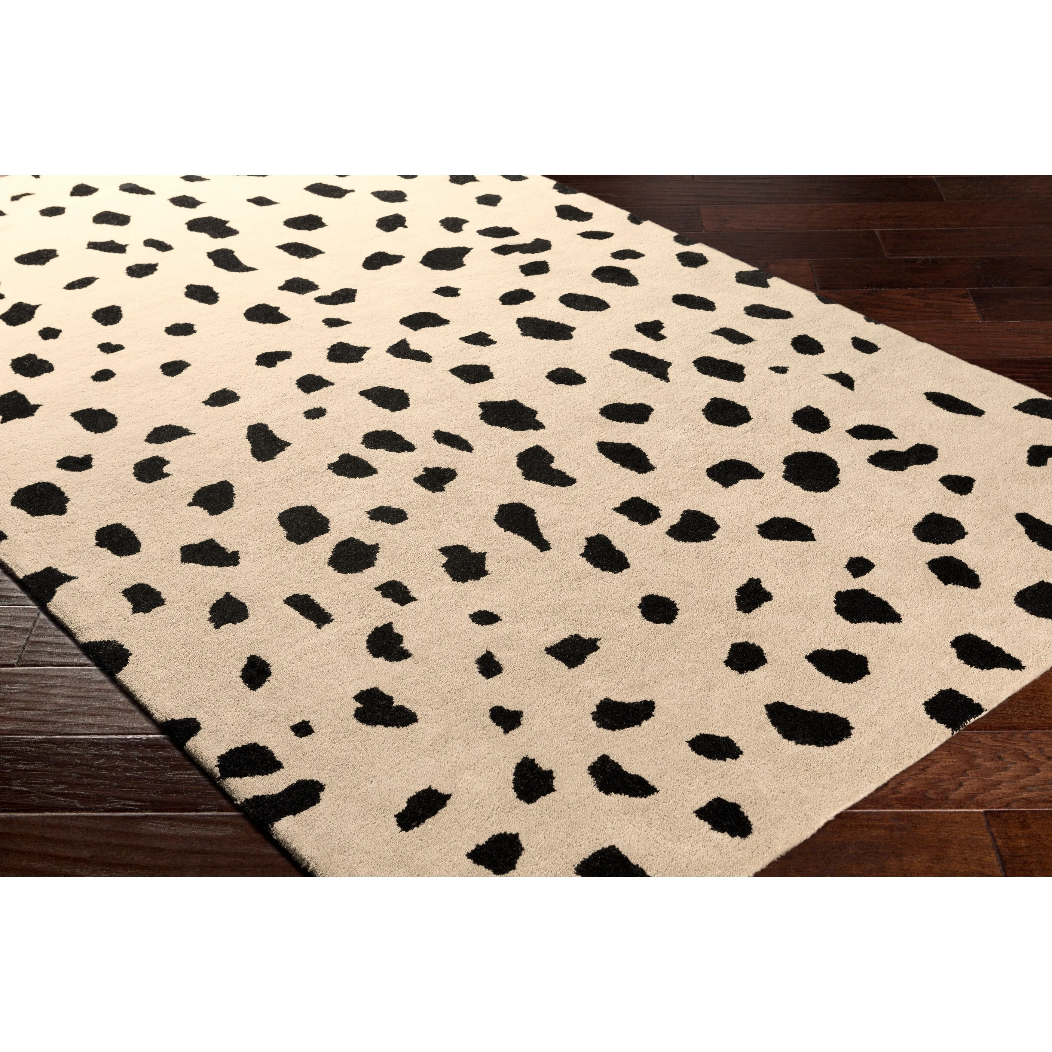 Livabliss Tunas Handmade Animal Print Wool Area Rug