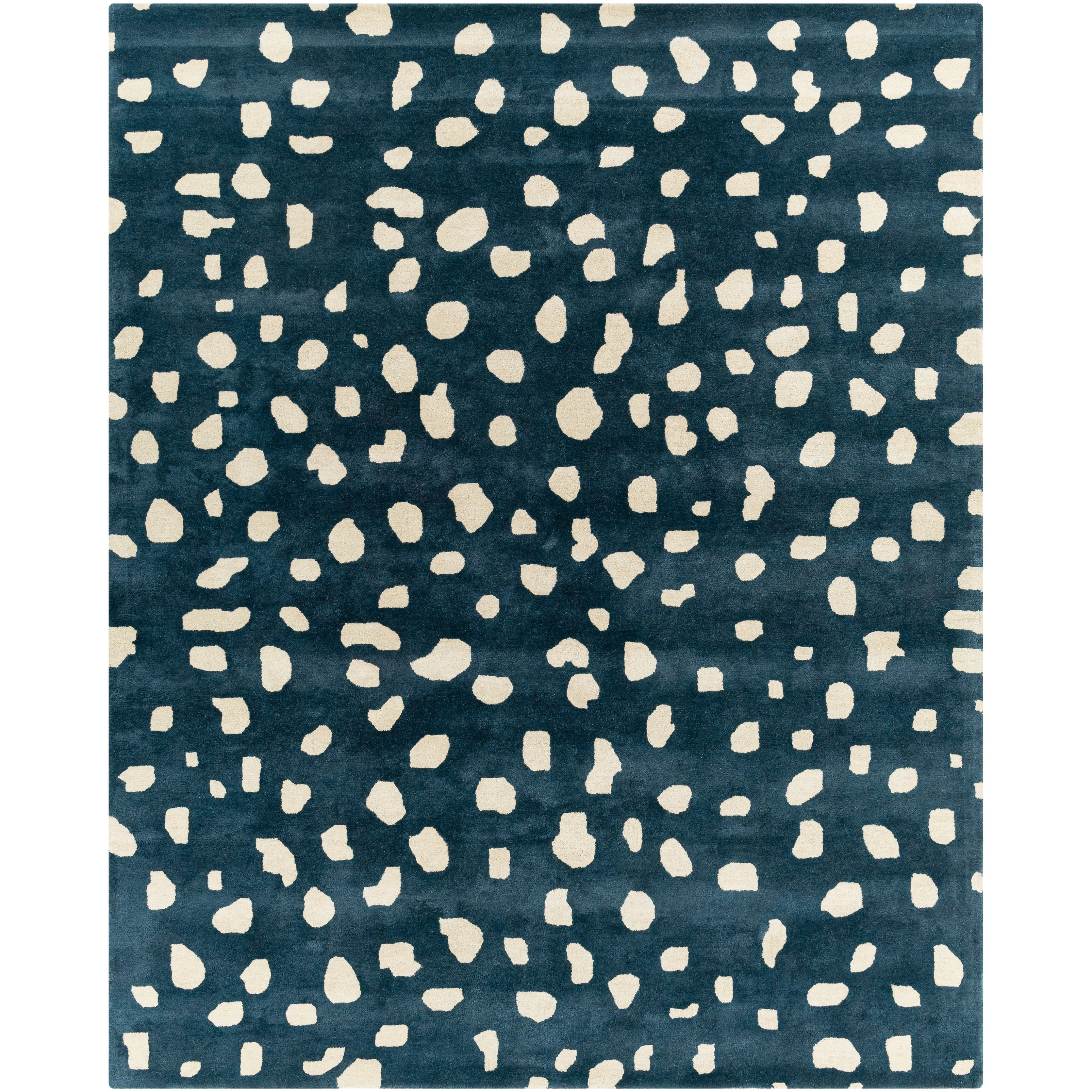 Livabliss Tunas Handmade Animal Print Wool Area Rug