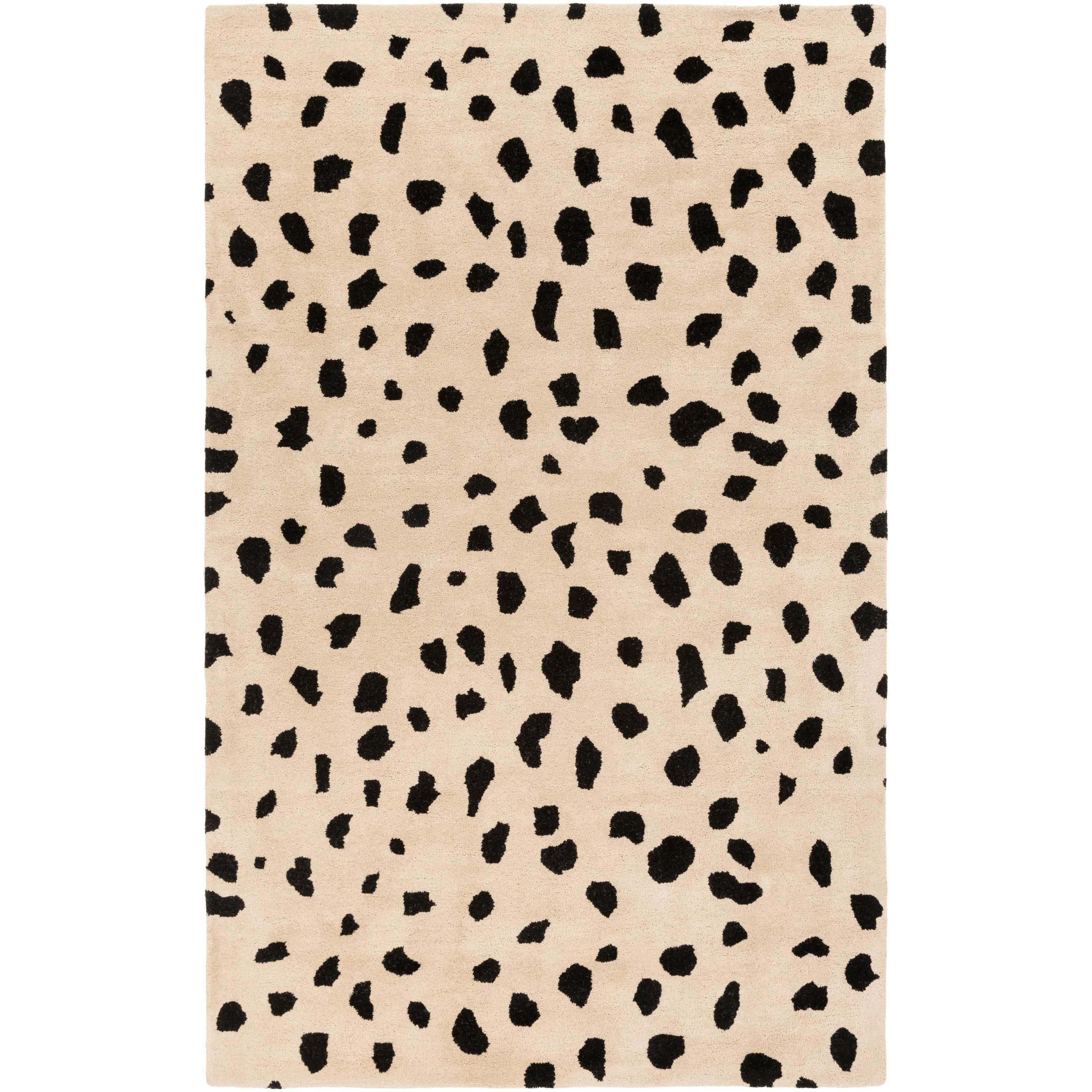 Livabliss Tunas Handmade Animal Print Wool Area Rug
