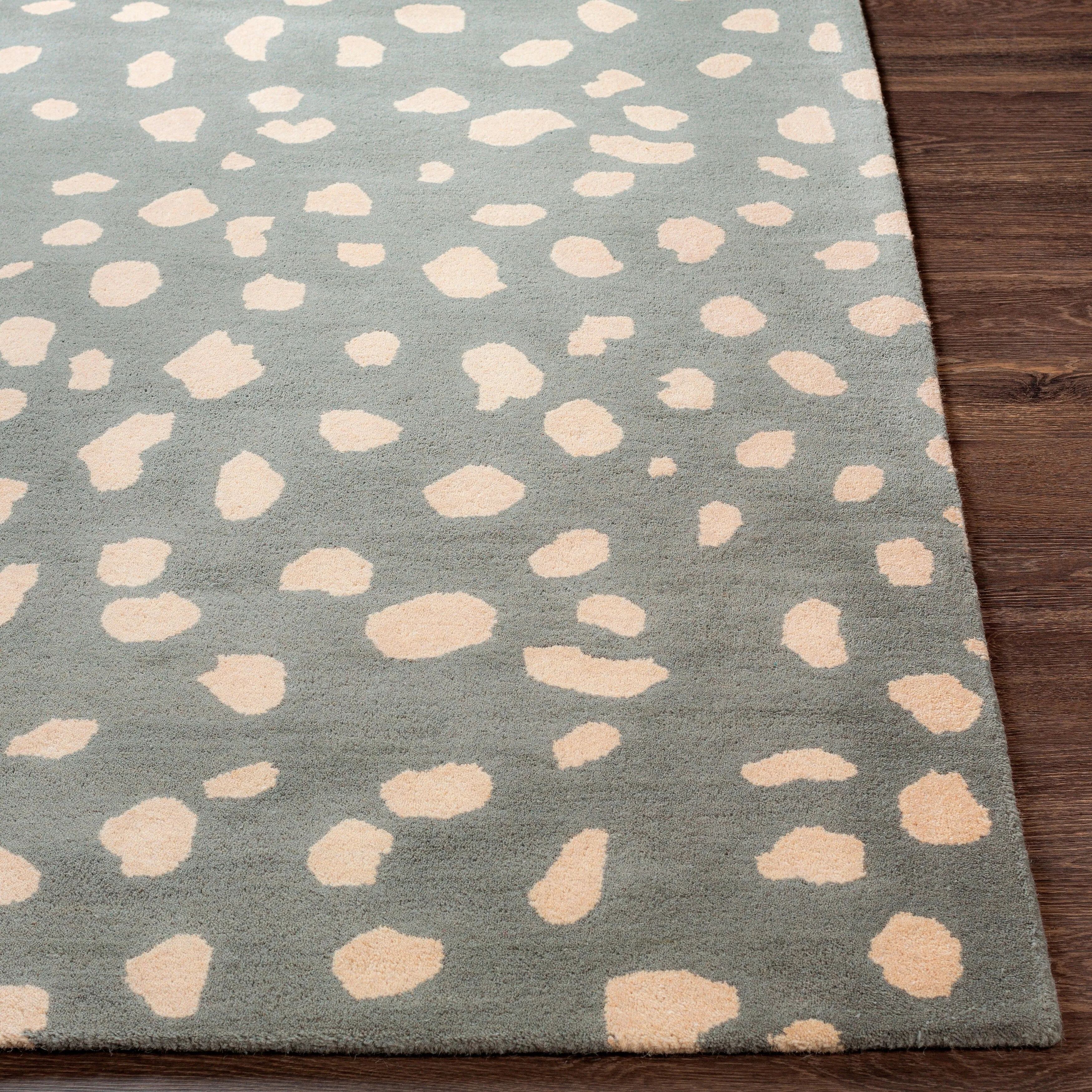 Livabliss Tunas Handmade Animal Print Wool Area Rug