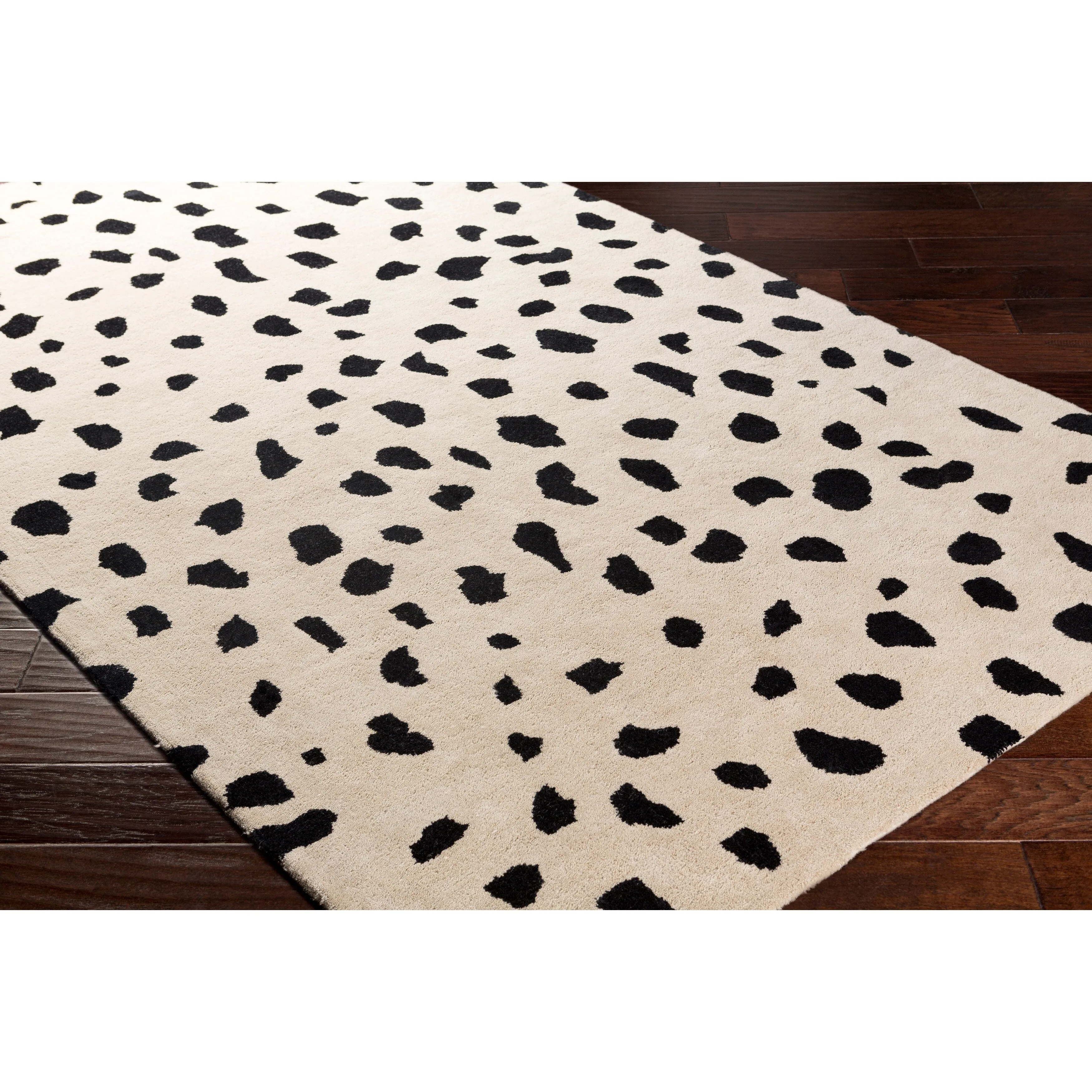 Livabliss Tunas Handmade Animal Print Wool Area Rug
