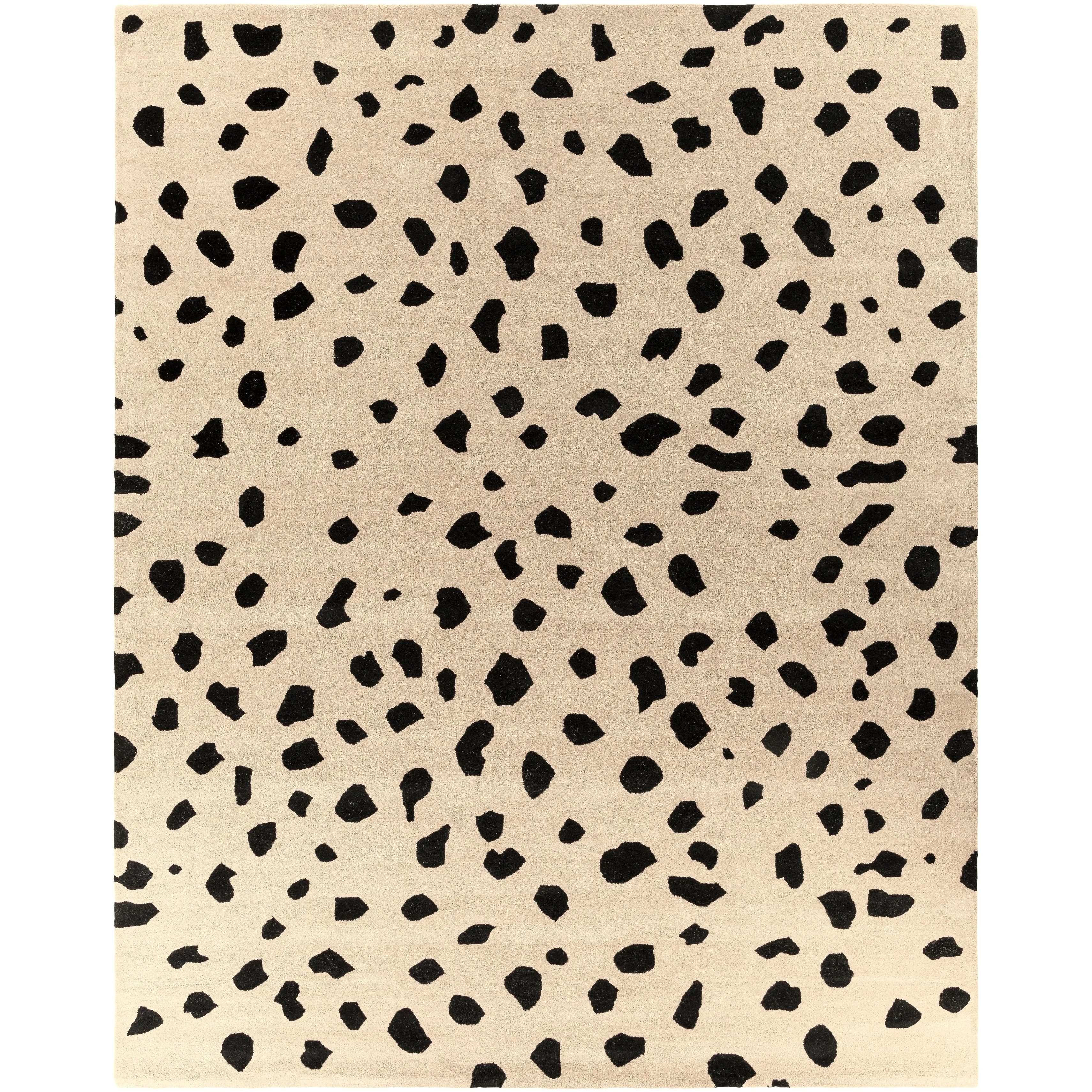 Livabliss Tunas Handmade Animal Print Wool Area Rug