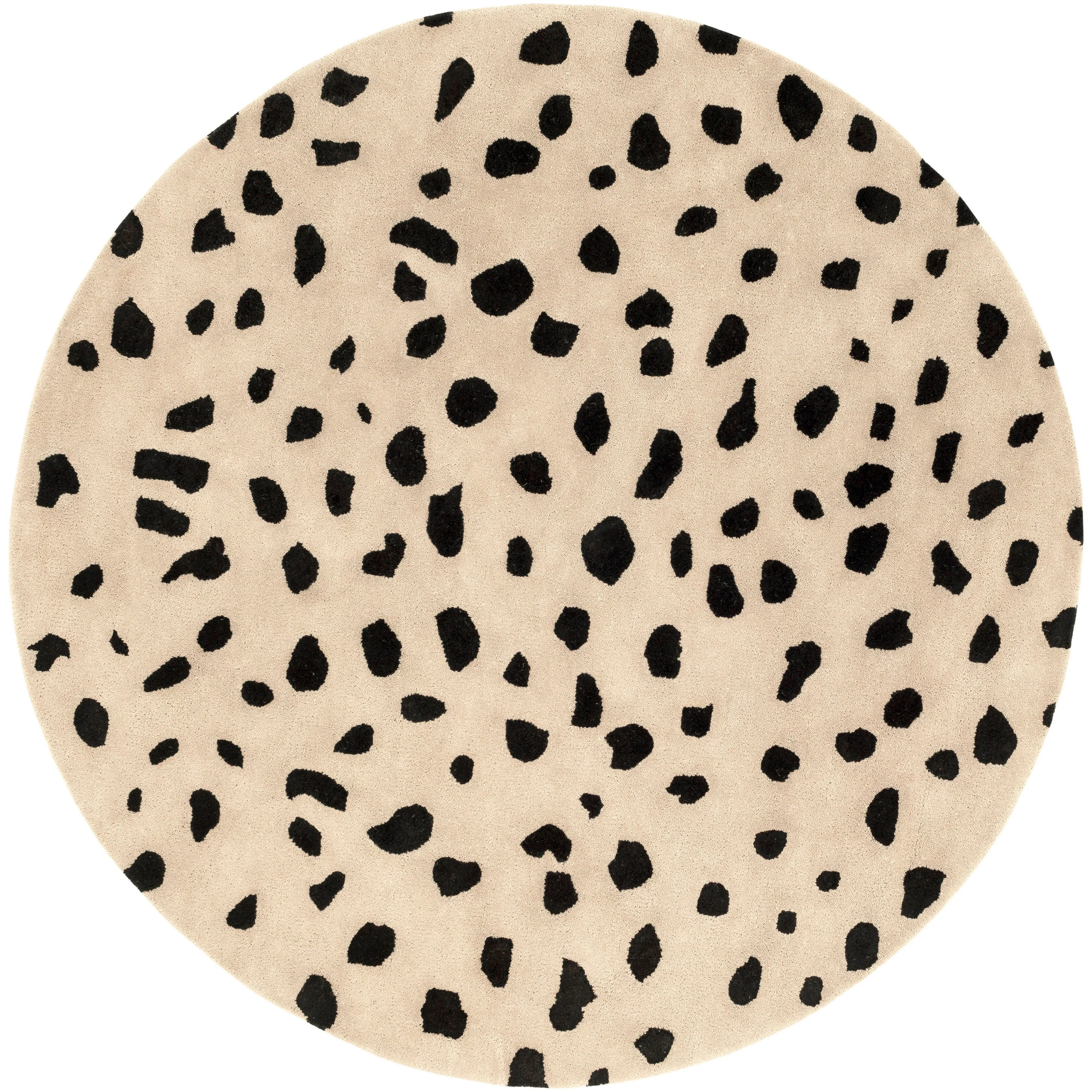 Livabliss Tunas Handmade Animal Print Wool Area Rug
