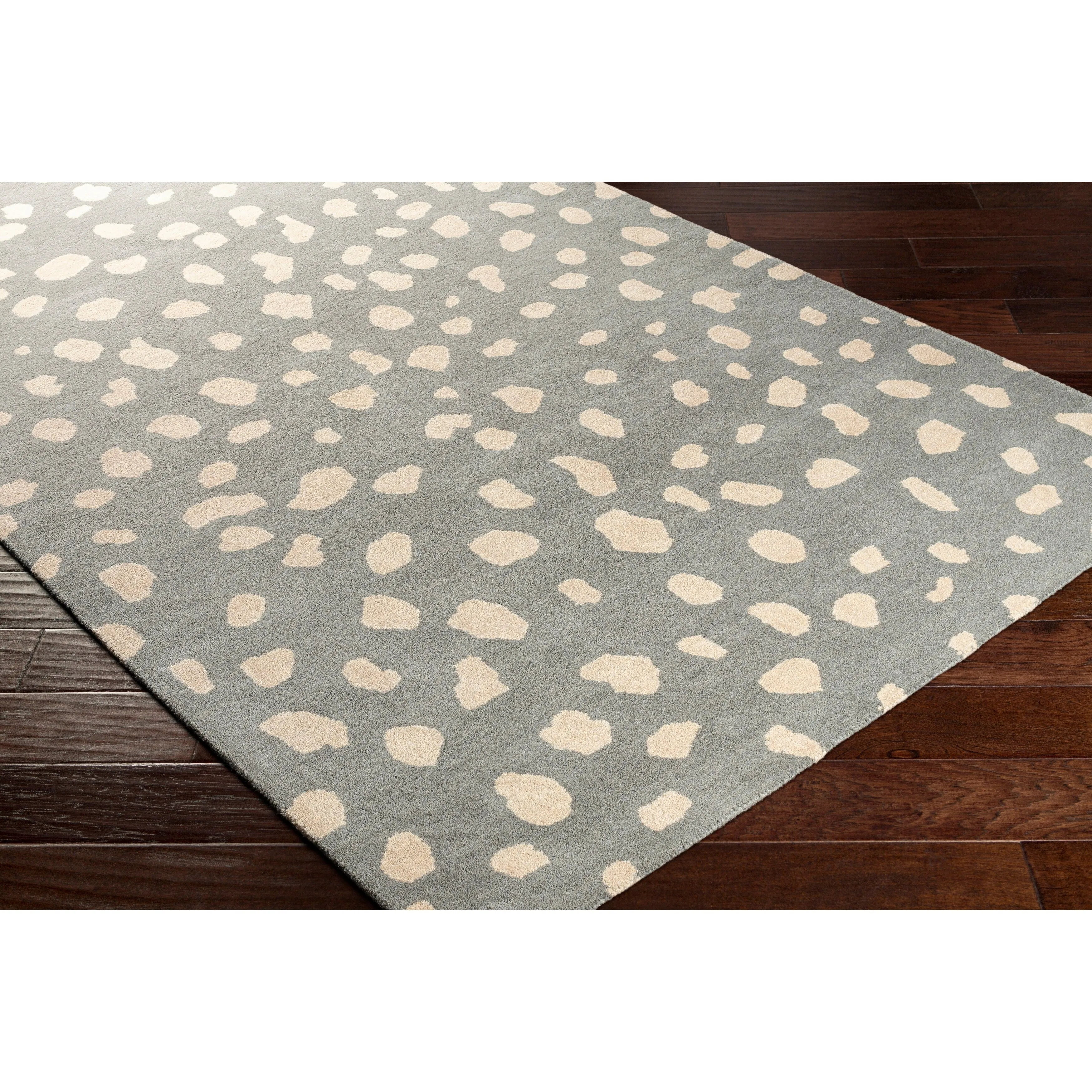 Livabliss Tunas Handmade Animal Print Wool Area Rug