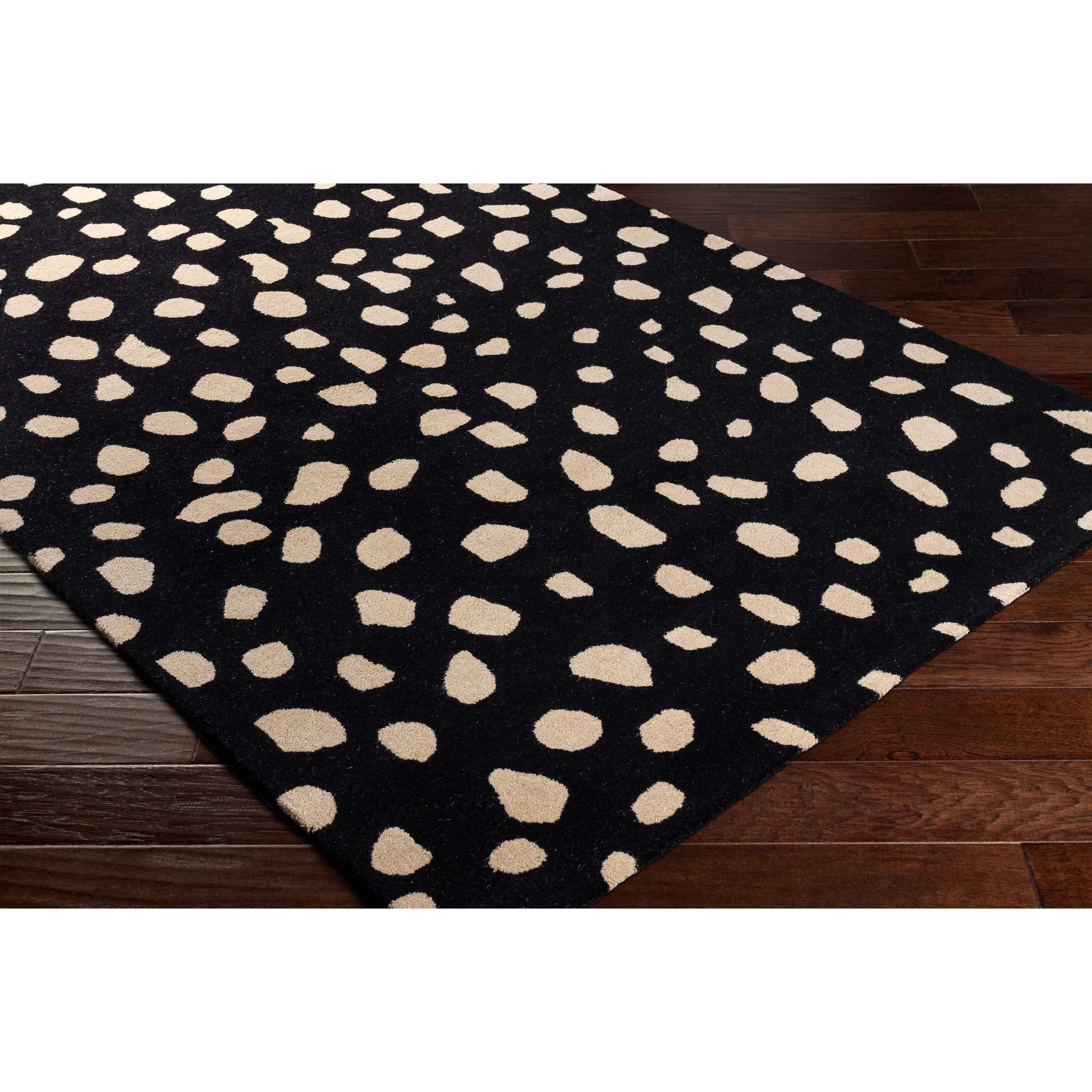 Livabliss Tunas Handmade Animal Print Wool Area Rug