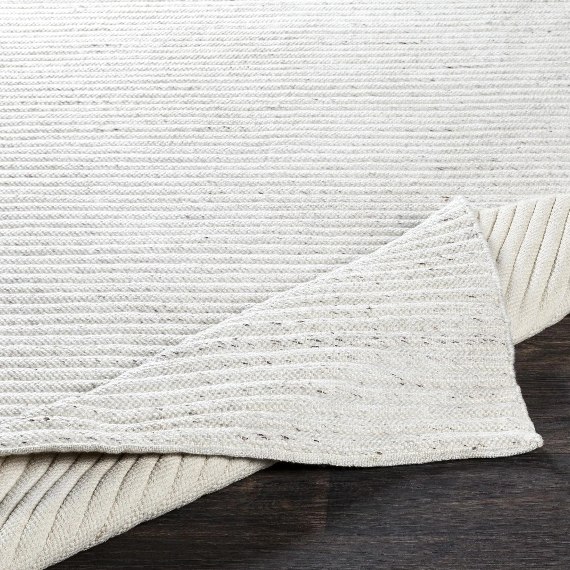 Livabliss Tundra Scandinavian Stripe Hand Woven Area Rug