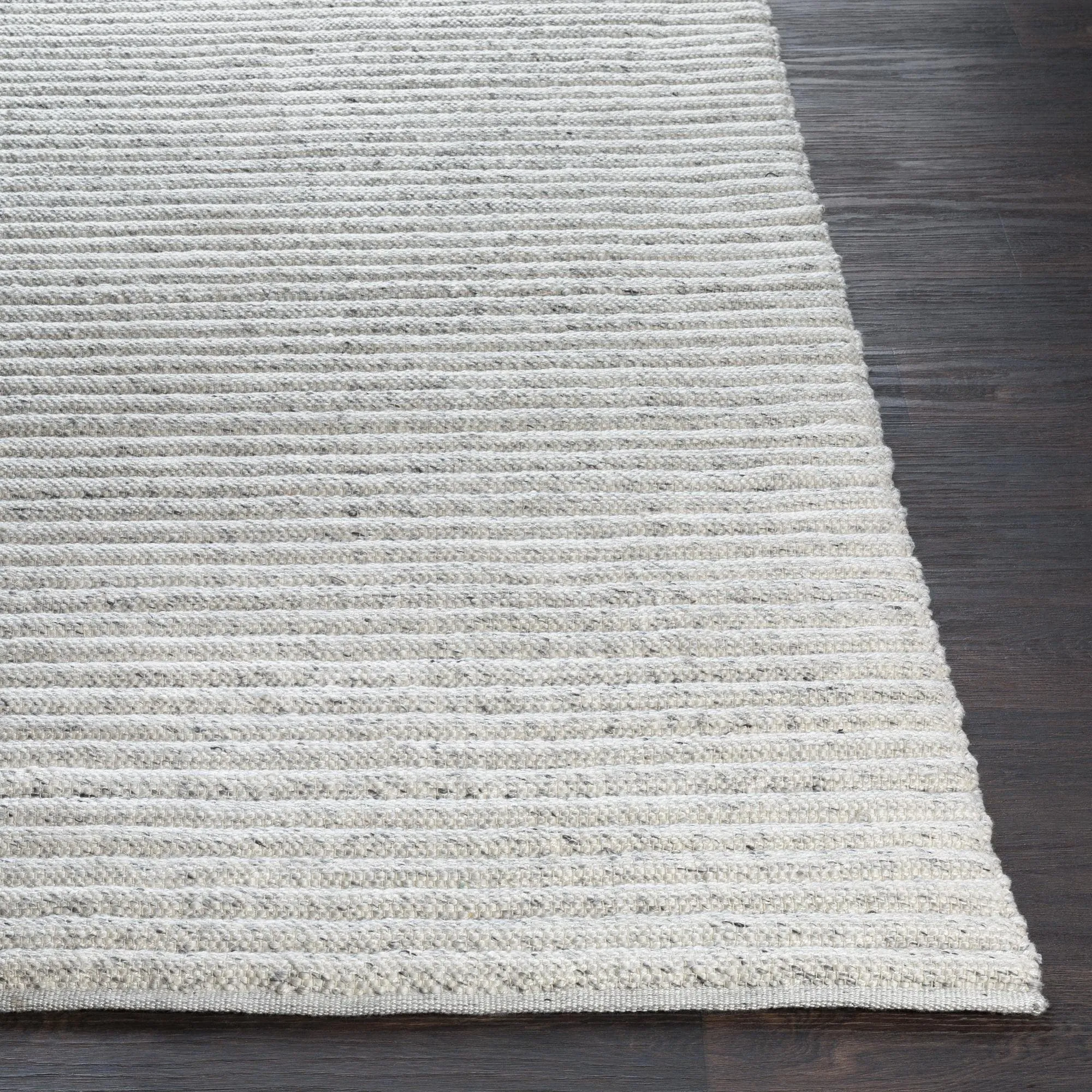 Livabliss Tundra Scandinavian Stripe Hand Woven Area Rug