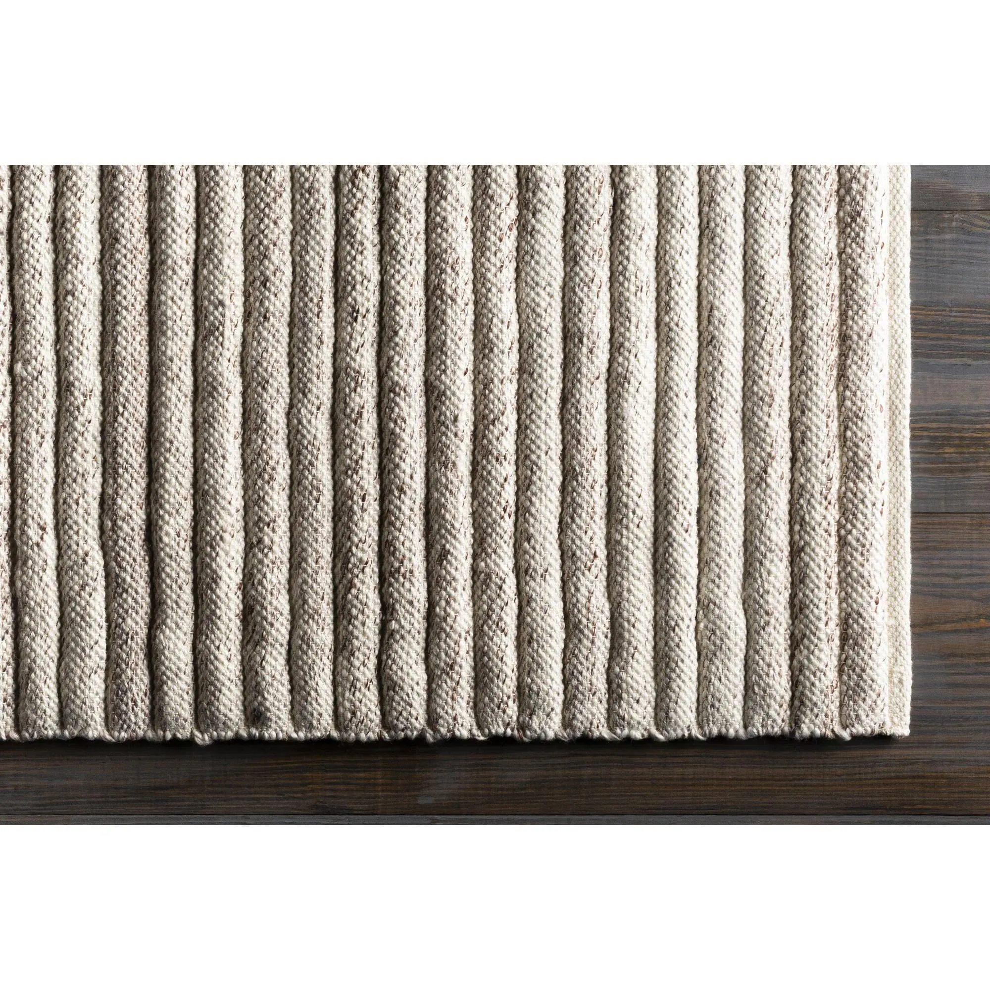 Livabliss Tundra Scandinavian Stripe Hand Woven Area Rug