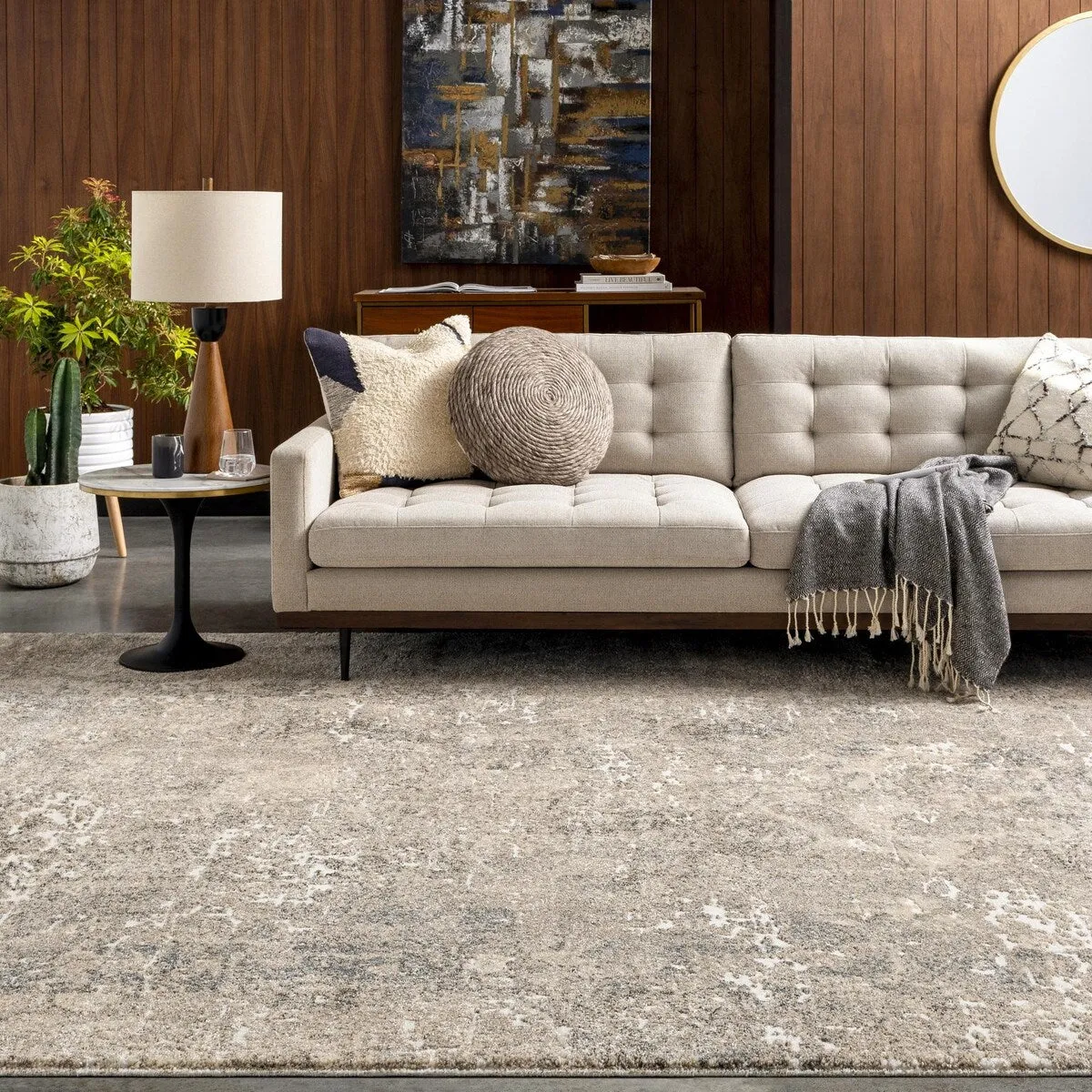Livabliss Tuscany Plush Abstract Area Rug