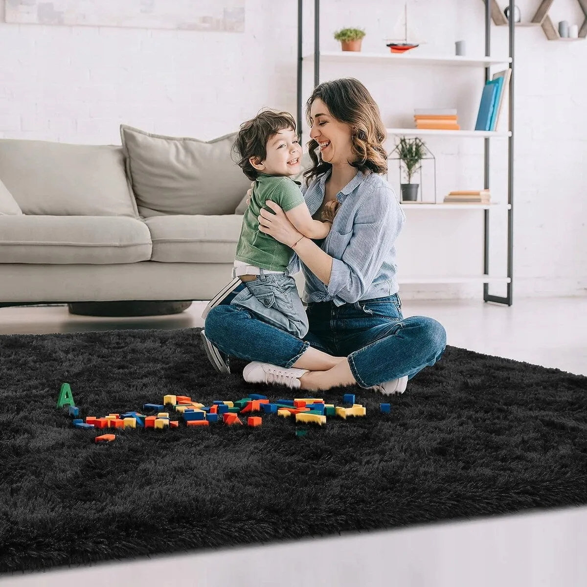 Living Room Love-seat Couch Rug Kids' Room Floor Mat - 2' x 3'