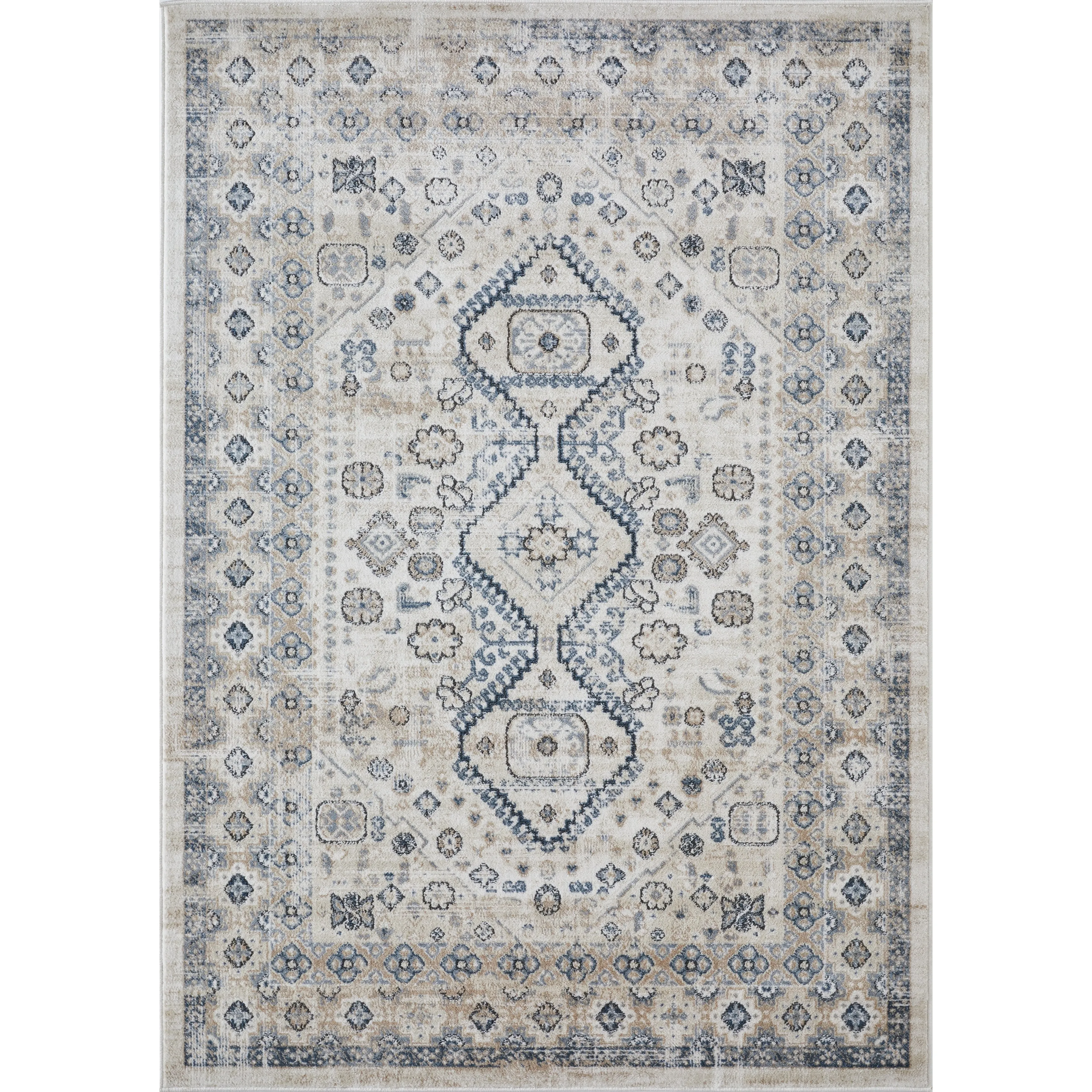 Loomaknoti Kehleigh Awester Cream Area Rug