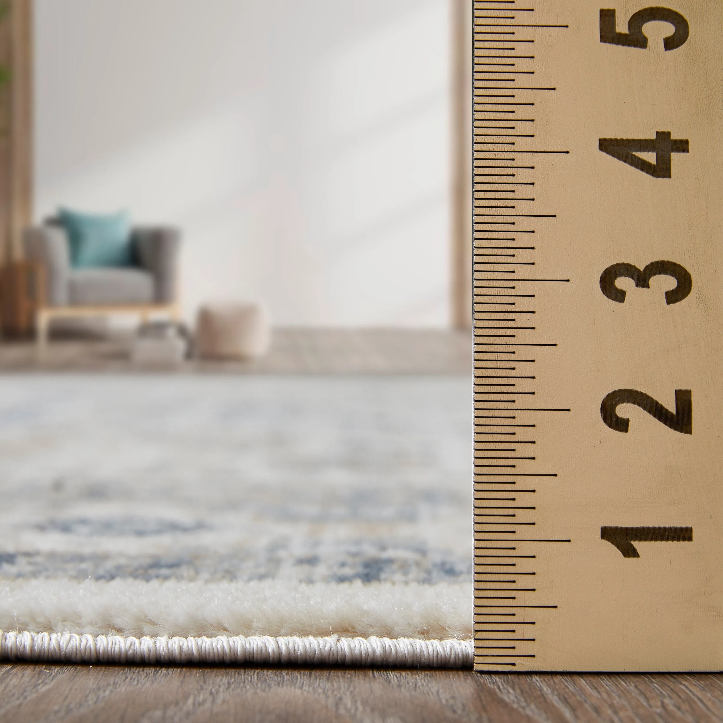 Loomaknoti Kehleigh Awester Cream Area Rug
