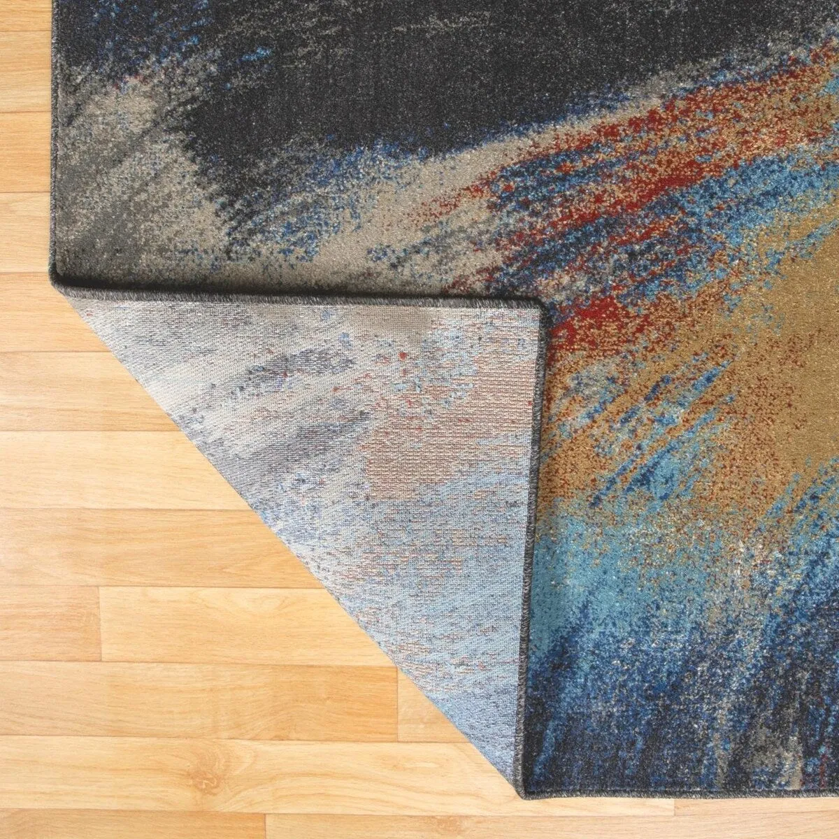 Luxe Weavers Abstract Area Rug. Stain-Resistant Carpet