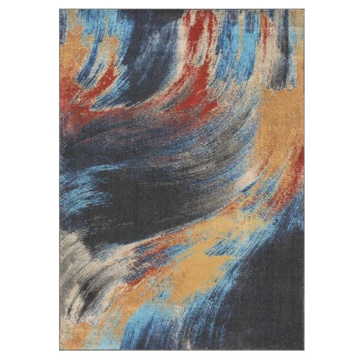 Luxe Weavers Abstract Area Rug. Stain-Resistant Carpet