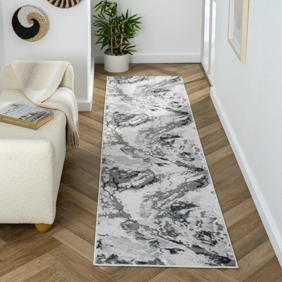Luxe Weavers Abstract Marble Area Rug. Indoor Carpet