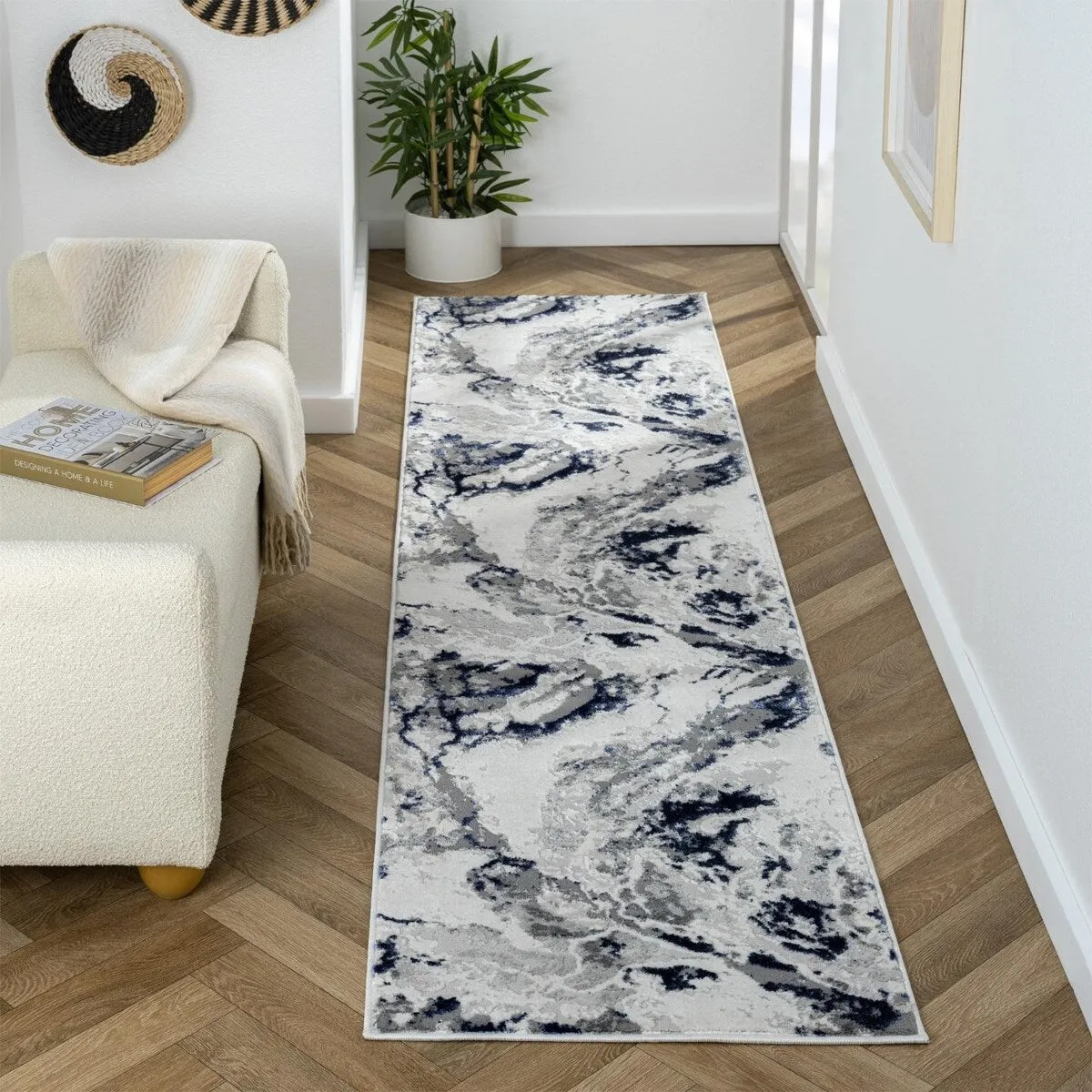 Luxe Weavers Abstract Marble Area Rug. Indoor Carpet