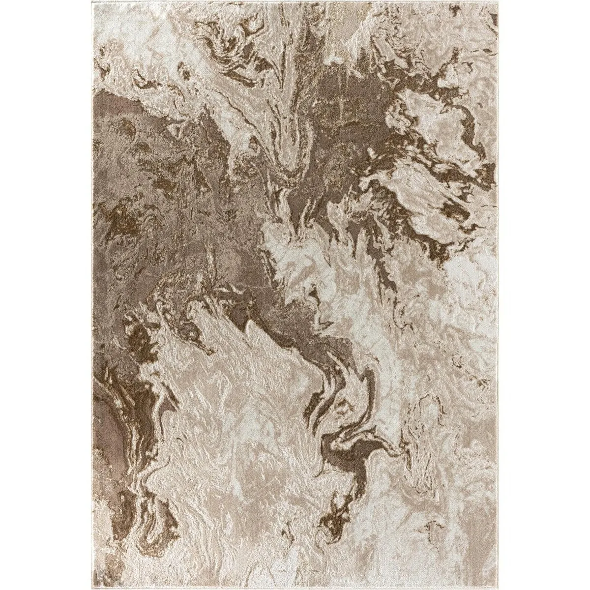 Luxe Weavers Marble Abstract Area Rug. Non-Shedding Carpet