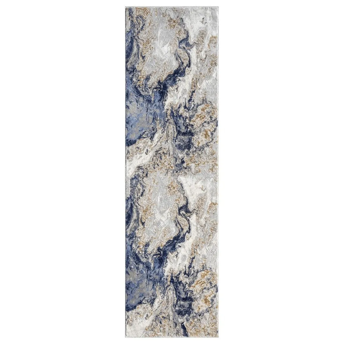 Luxe Weavers Marble Abstract Area Rug. Non-Shedding Carpet