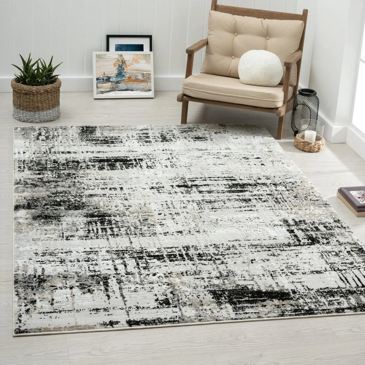 Luxe Weavers Modern Abstract Indoor Area Rug for Living Room and Bedroom