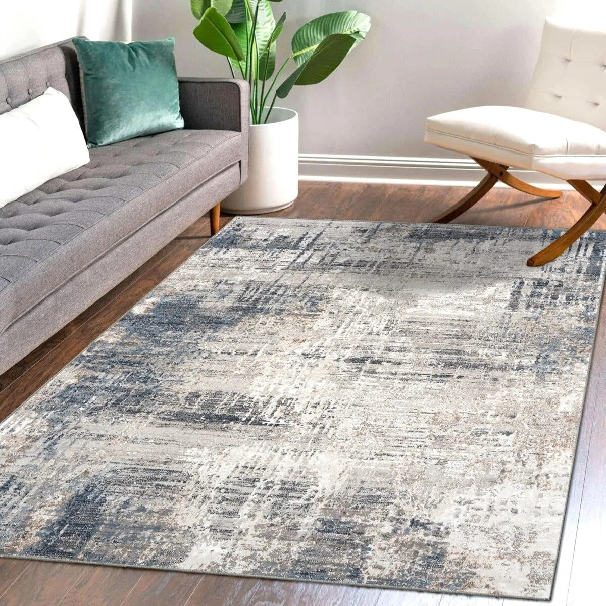 Luxe Weavers Modern Abstract Indoor Area Rug for Living Room and Bedroom