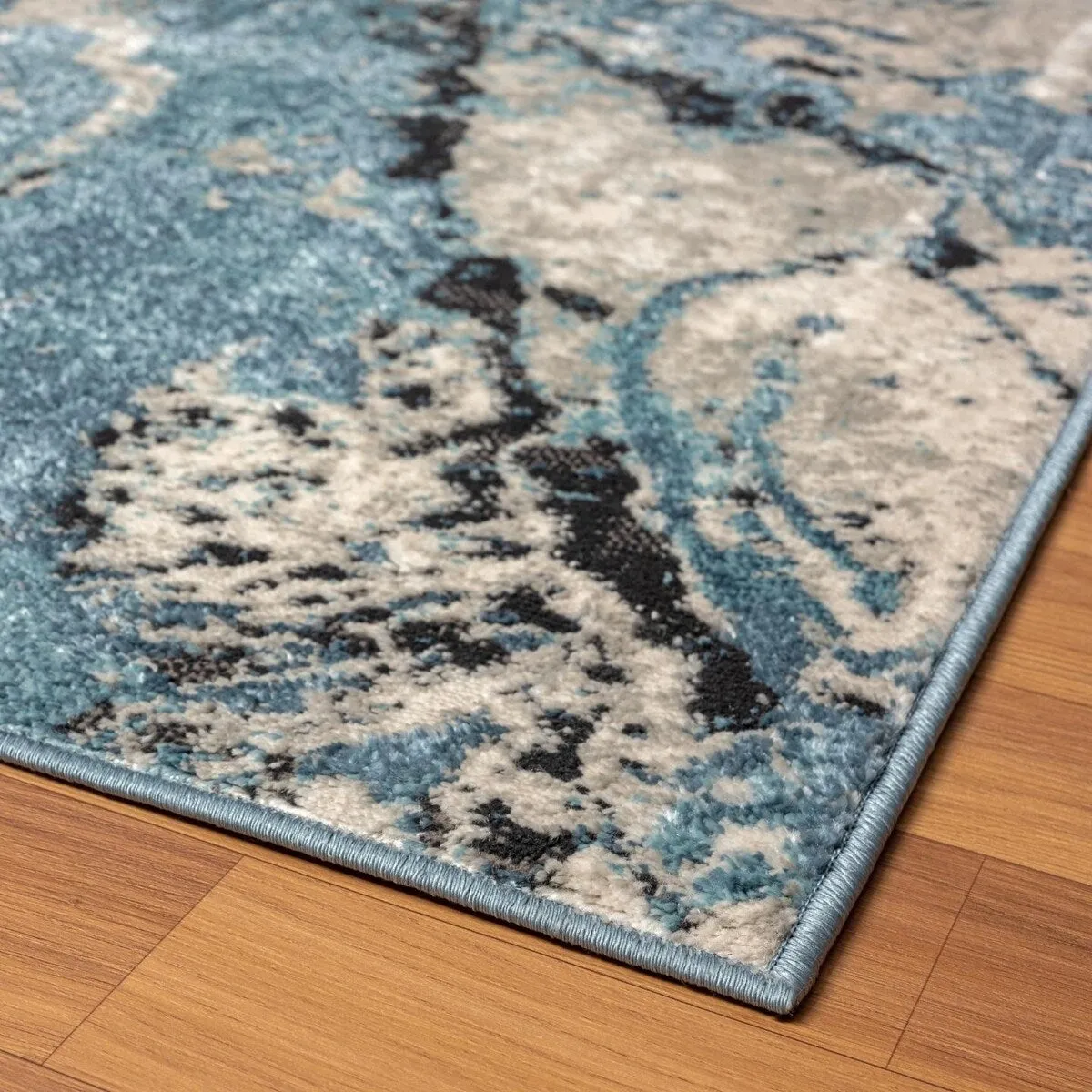 Luxe Weavers Modern Abstract Marble Swirl Area Rug. Indoor Carpet