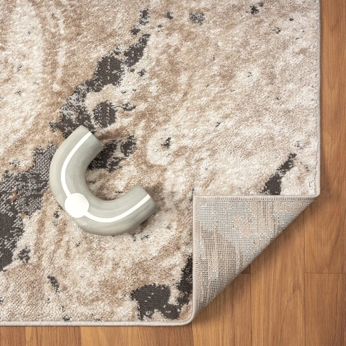 Luxe Weavers Modern Abstract Marble Swirl Area Rug. Indoor Carpet