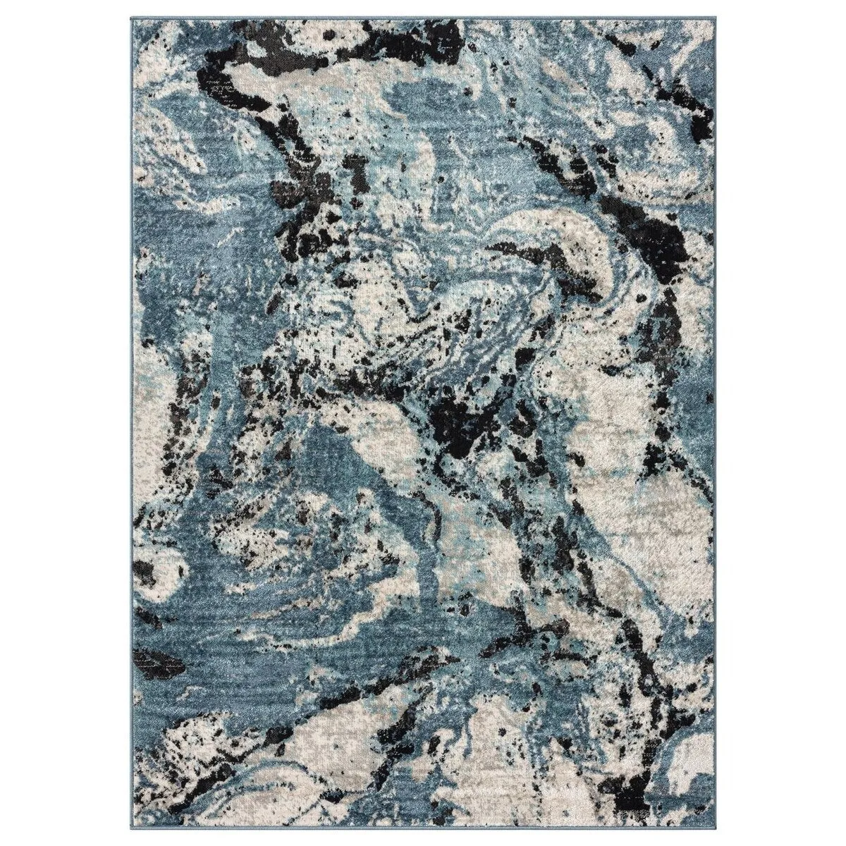 Luxe Weavers Modern Abstract Marble Swirl Area Rug. Indoor Carpet