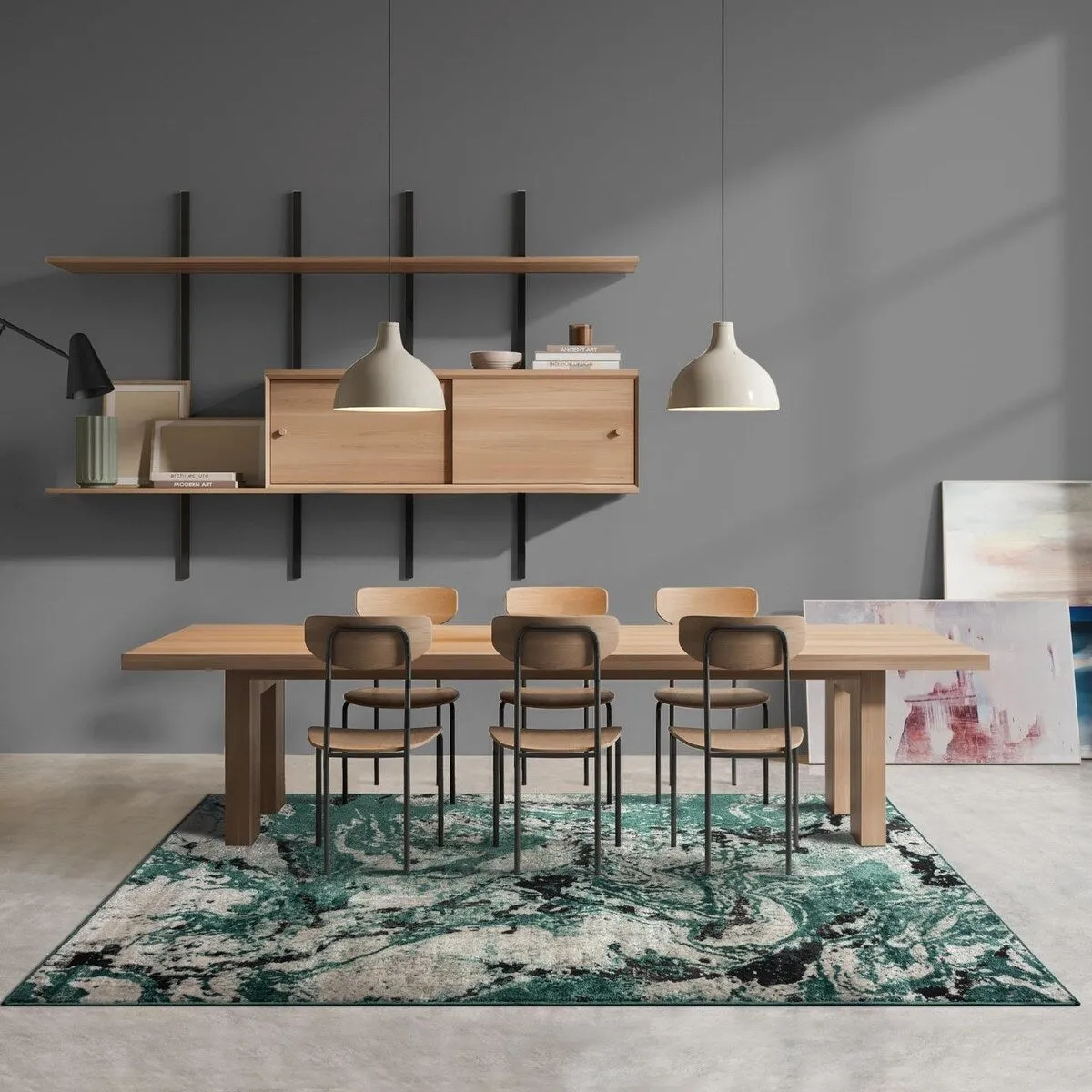 Luxe Weavers Modern Abstract Marble Swirl Area Rug. Indoor Carpet