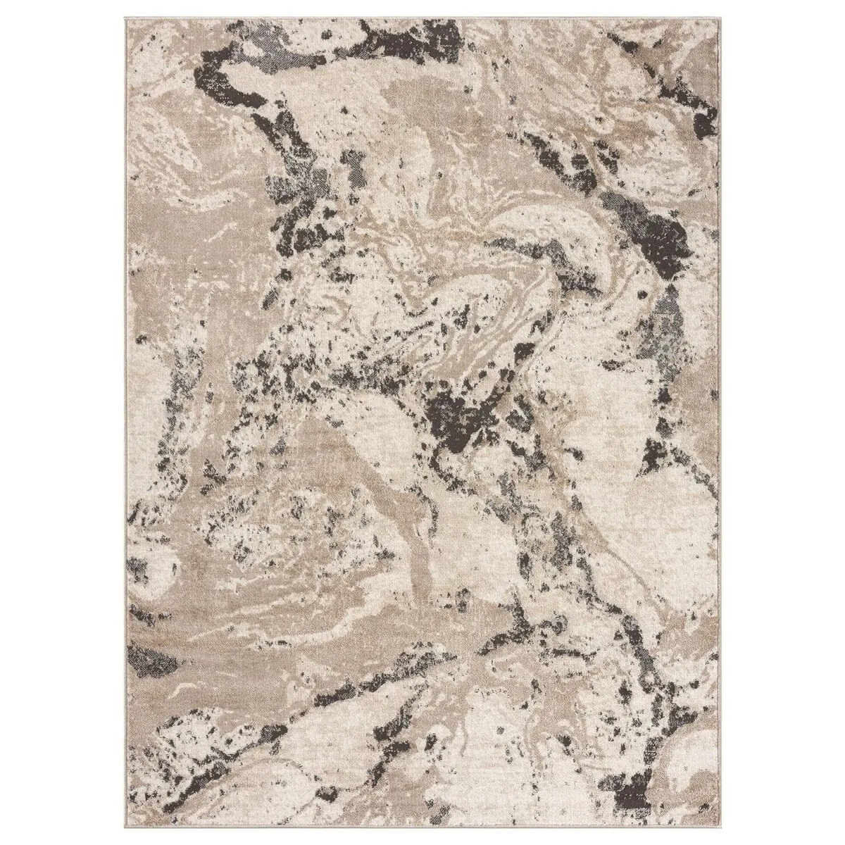 Luxe Weavers Modern Abstract Marble Swirl Area Rug. Indoor Carpet