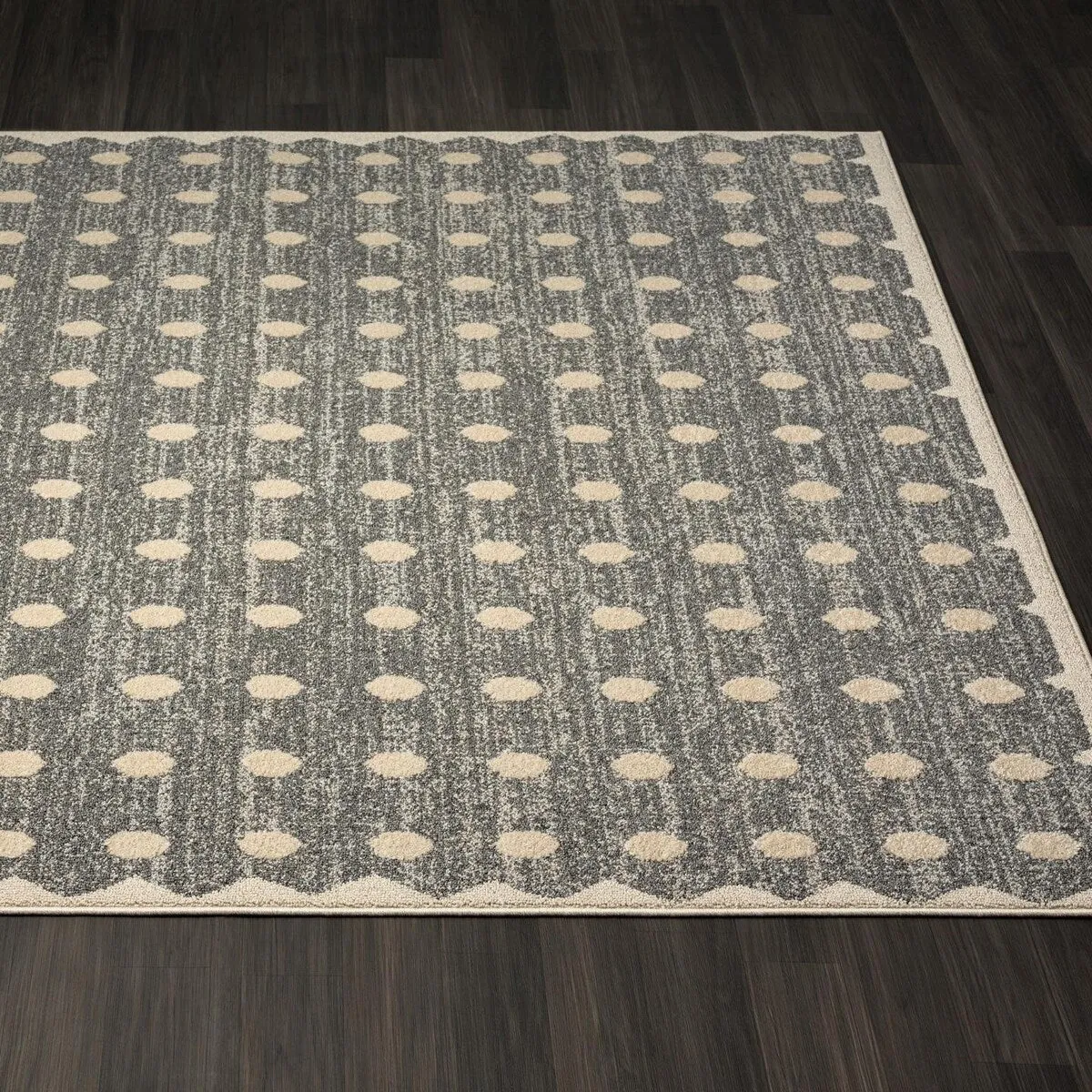 Luxe Weavers Modern Geometric Dots Area Rug. Indoor Carpet