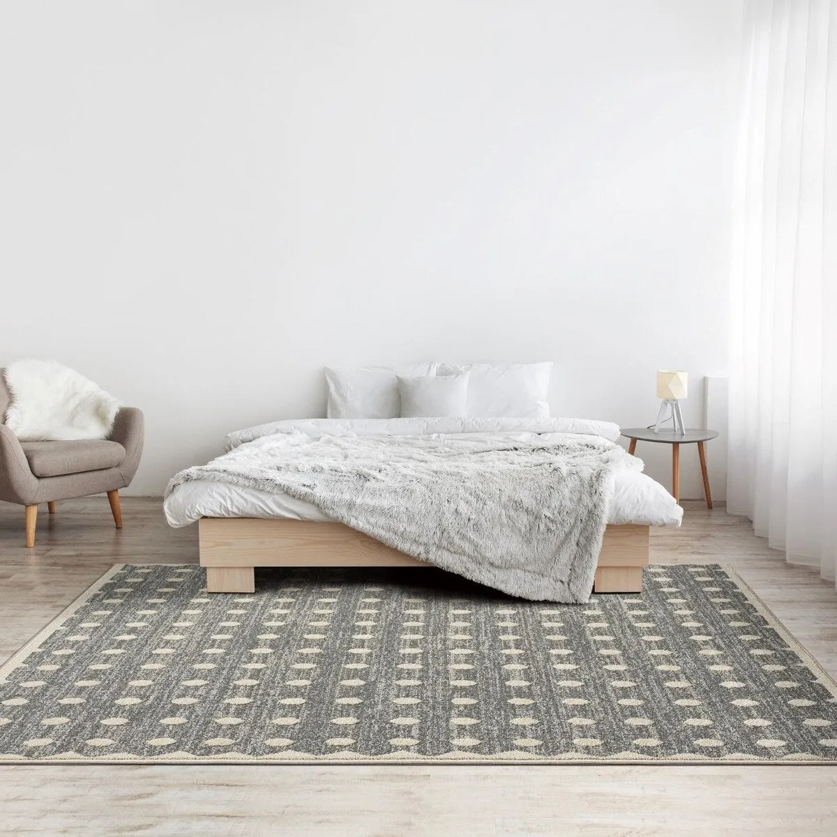 Luxe Weavers Modern Geometric Dots Area Rug. Indoor Carpet