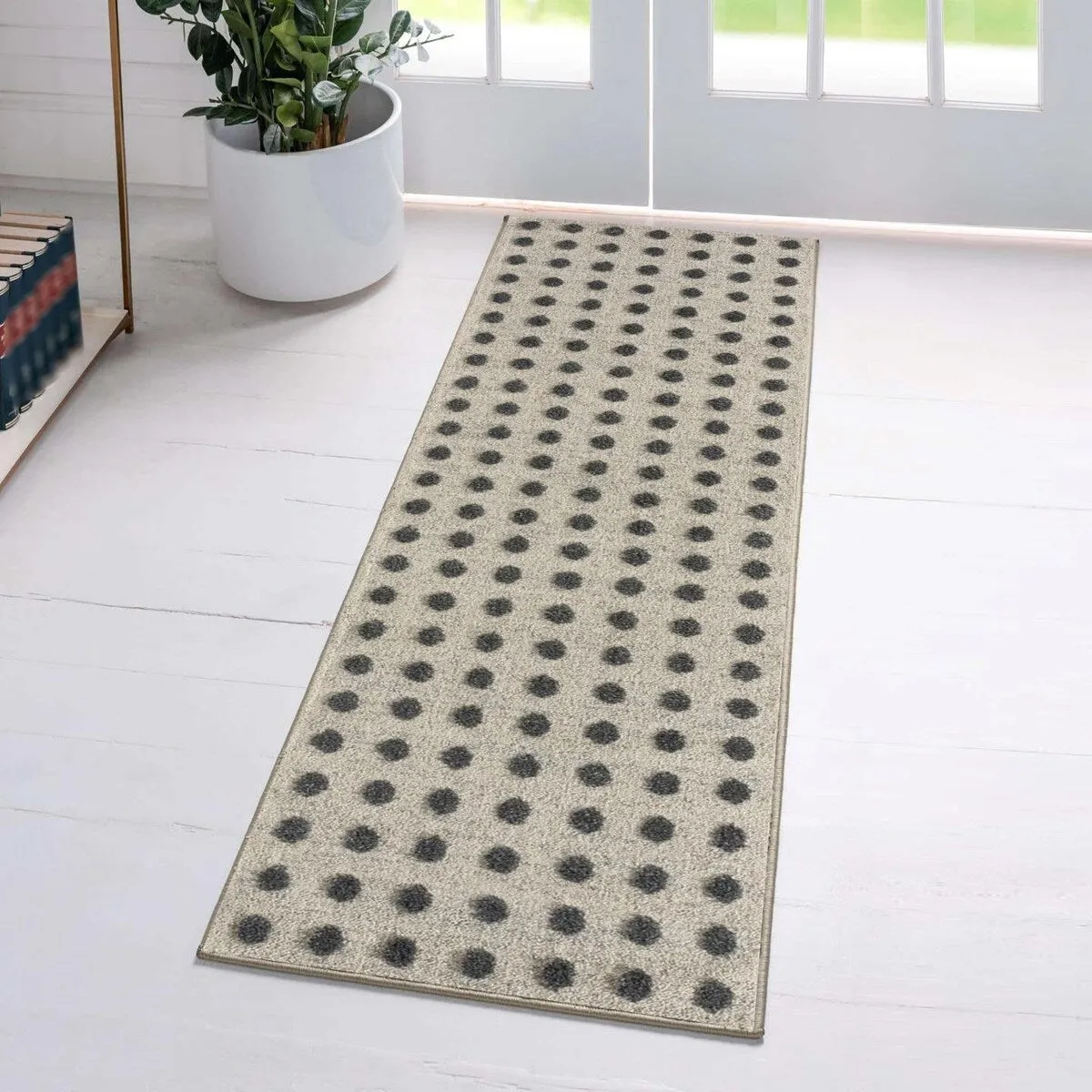 Luxe Weavers Modern Geometric Dots Area Rug. Indoor Carpet