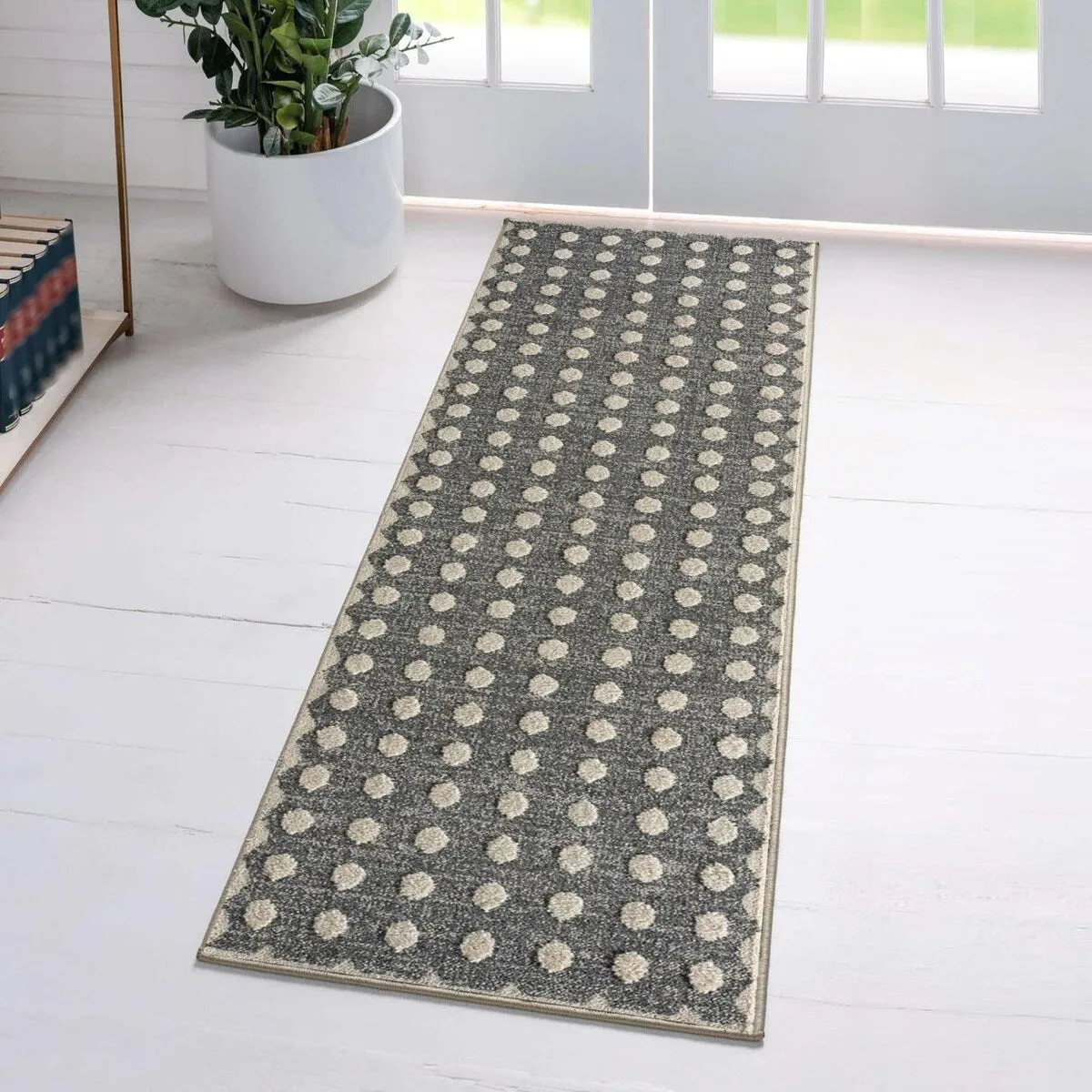 Luxe Weavers Modern Geometric Dots Area Rug. Indoor Carpet