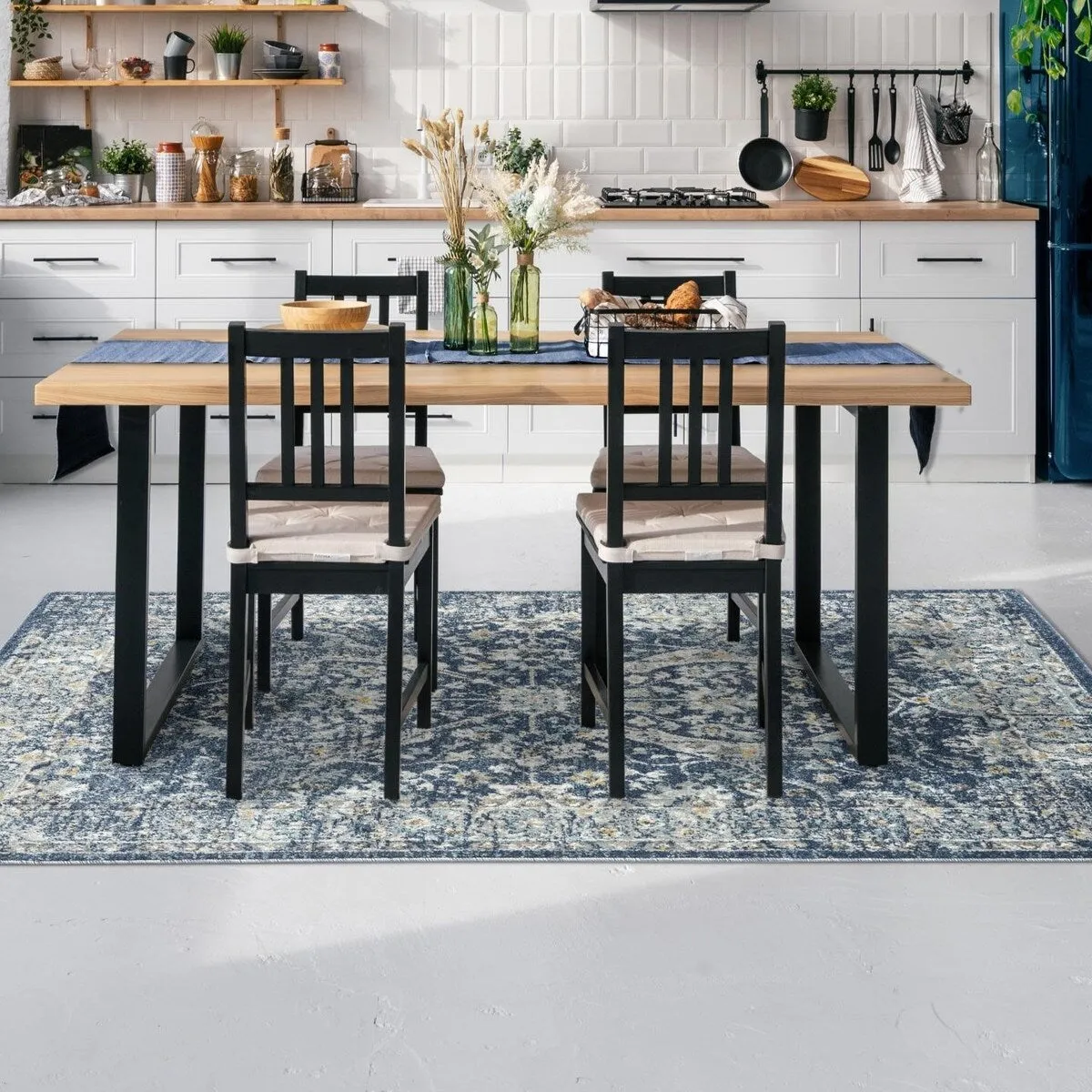 Luxe Weavers Modern Oriental Area Rug. Stain-Resistant Carpet
