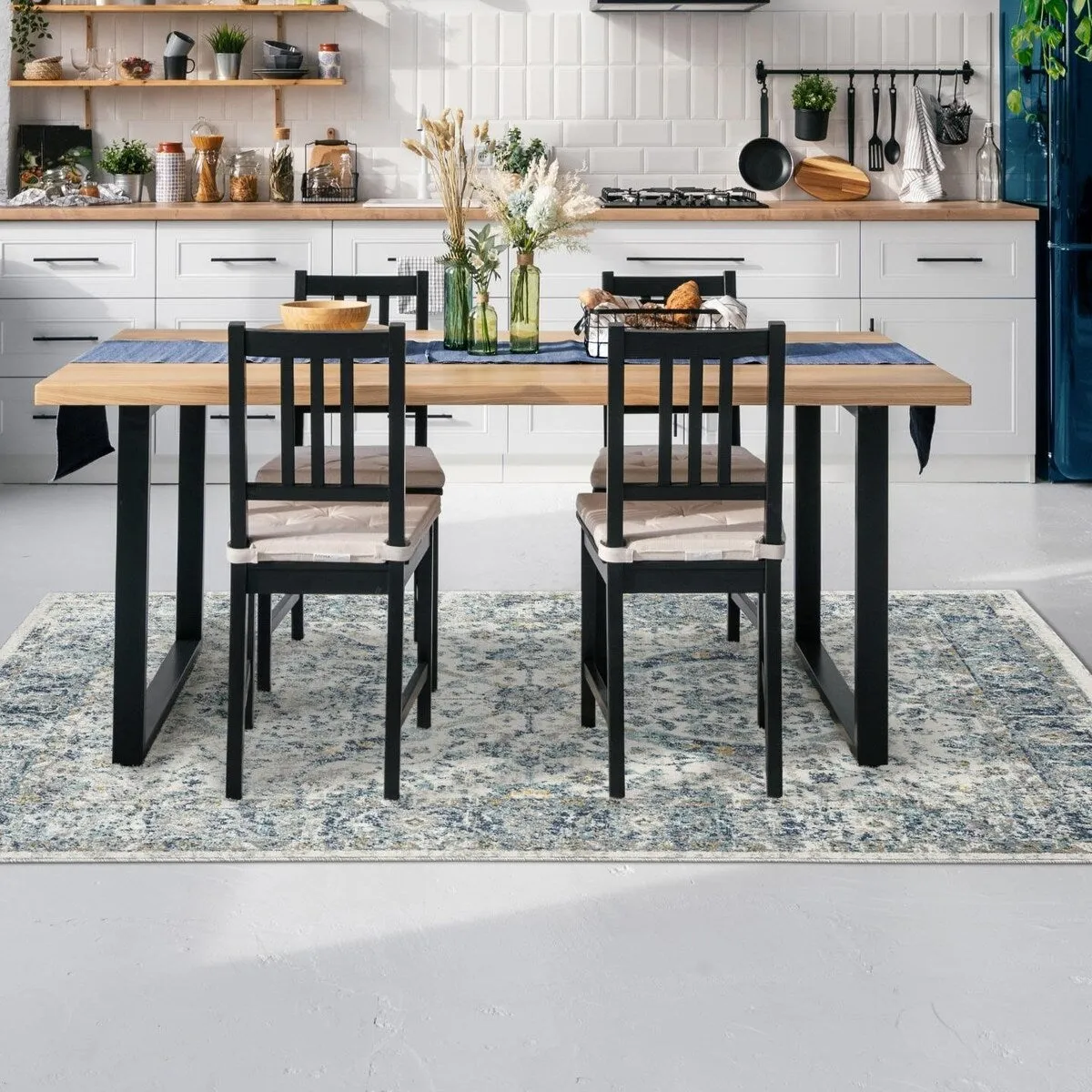 Luxe Weavers Modern Oriental Area Rug. Stain-Resistant Carpet