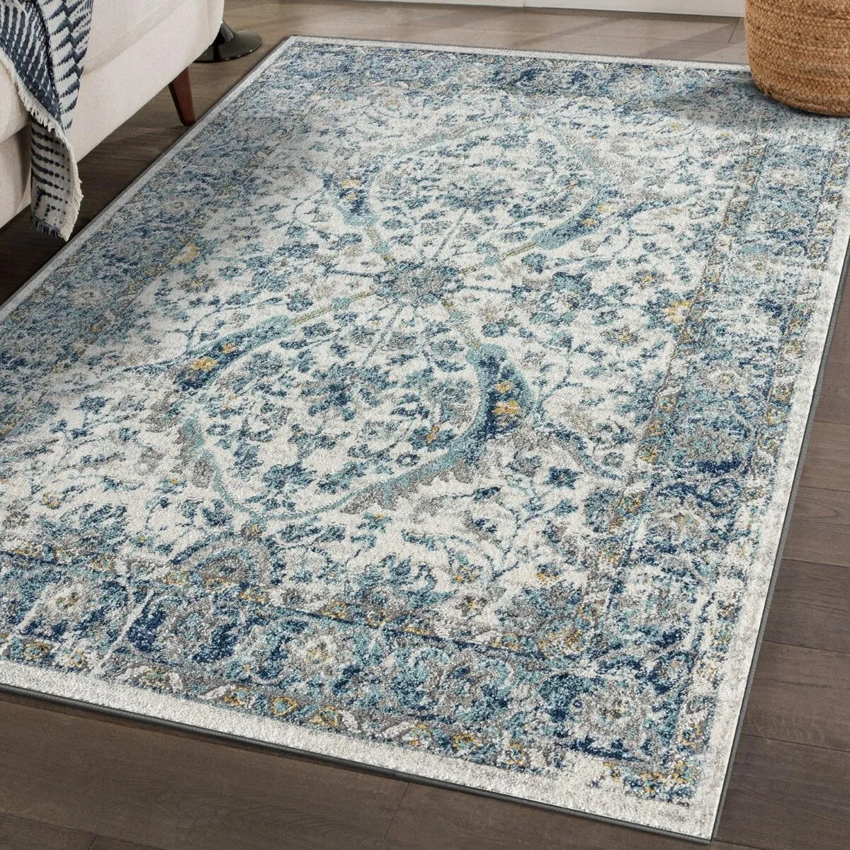 Luxe Weavers Modern Oriental Area Rug. Stain-Resistant Carpet