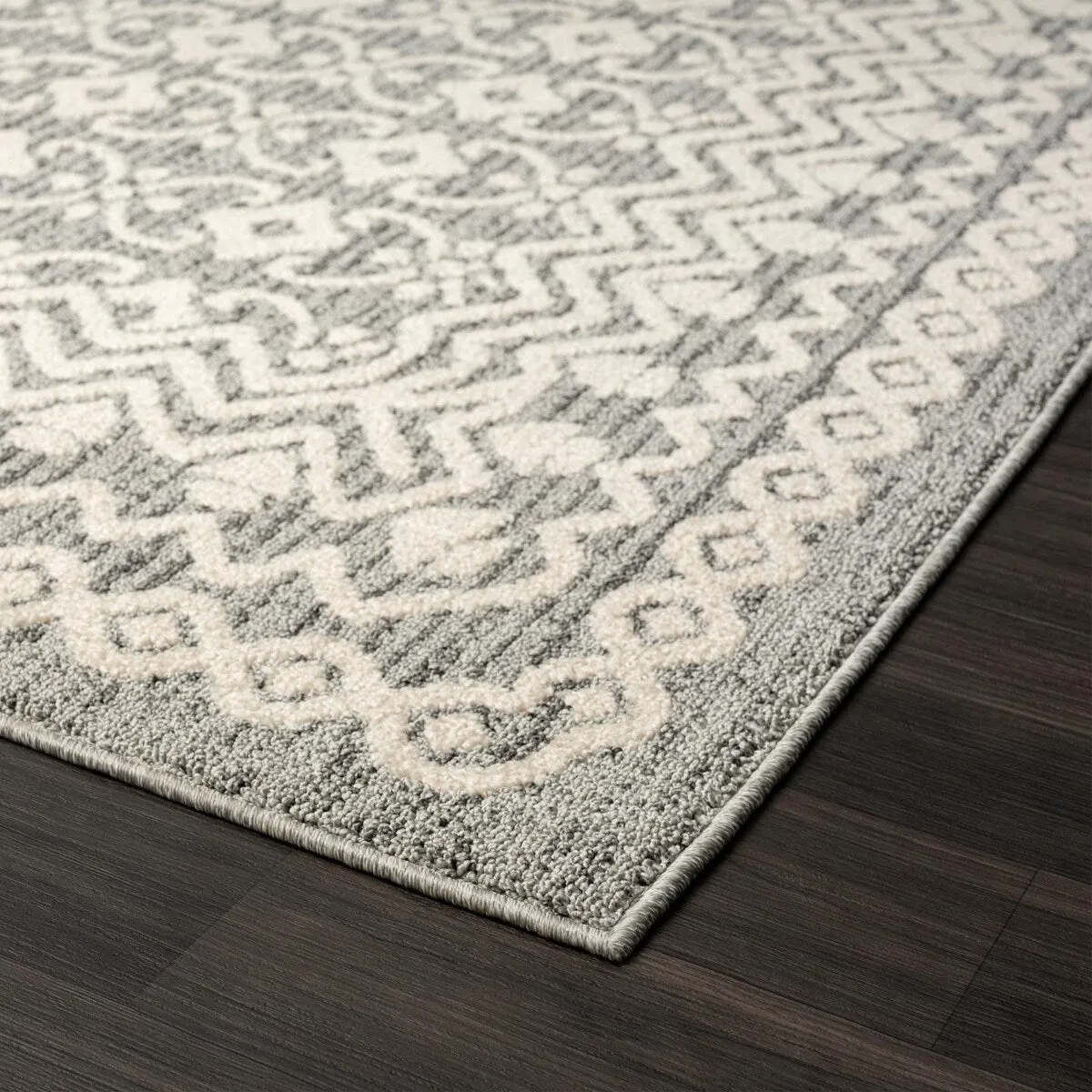 Luxe Weavers Moroccan Trellis Area Rug. Modern Floral Stain Resistant Carpet