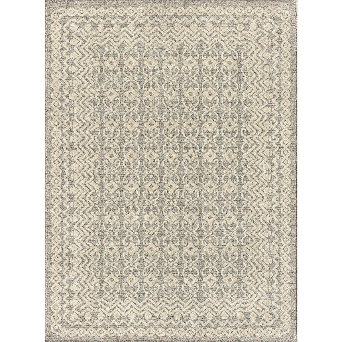 Luxe Weavers Moroccan Trellis Area Rug. Modern Floral Stain Resistant Carpet