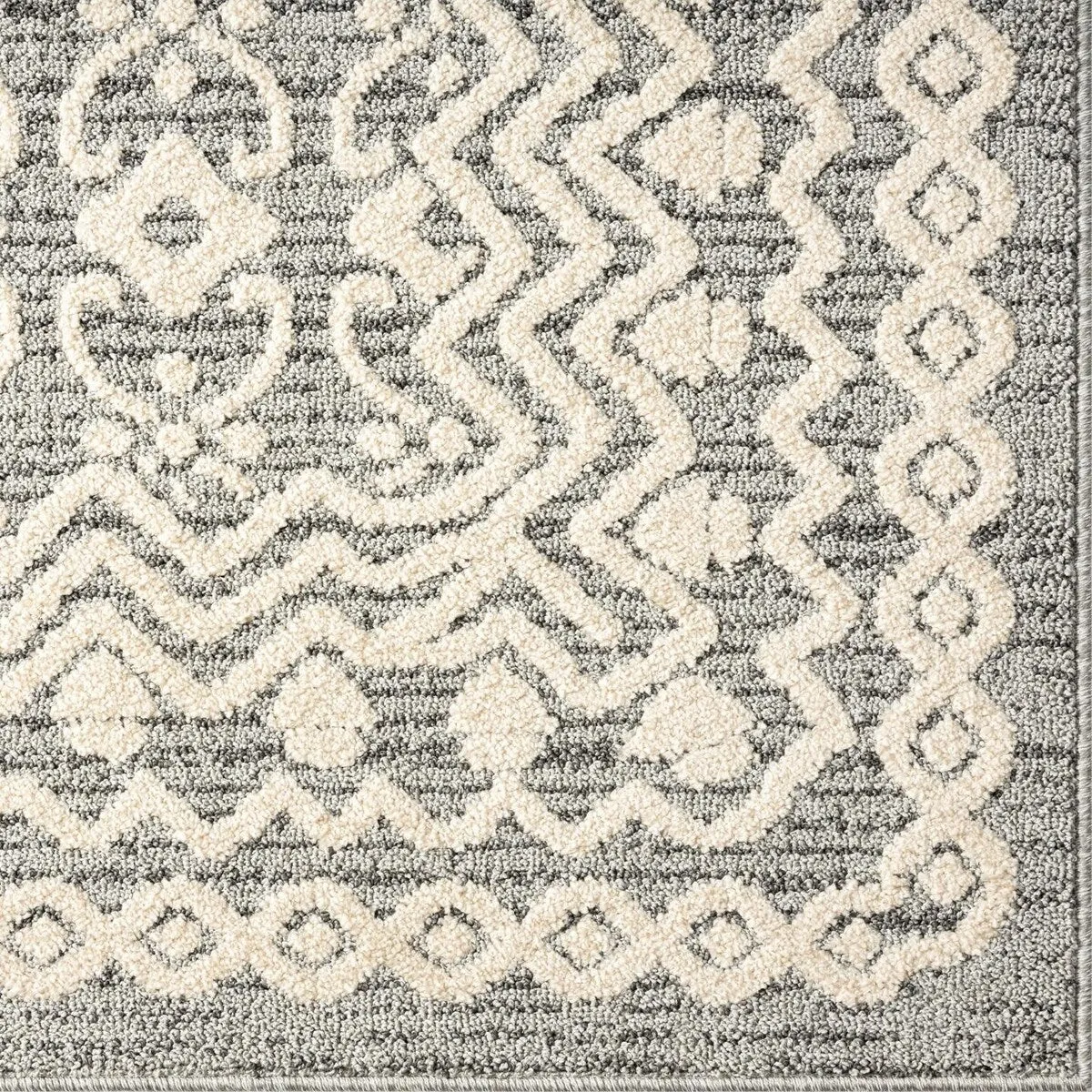 Luxe Weavers Moroccan Trellis Area Rug. Modern Floral Stain Resistant Carpet