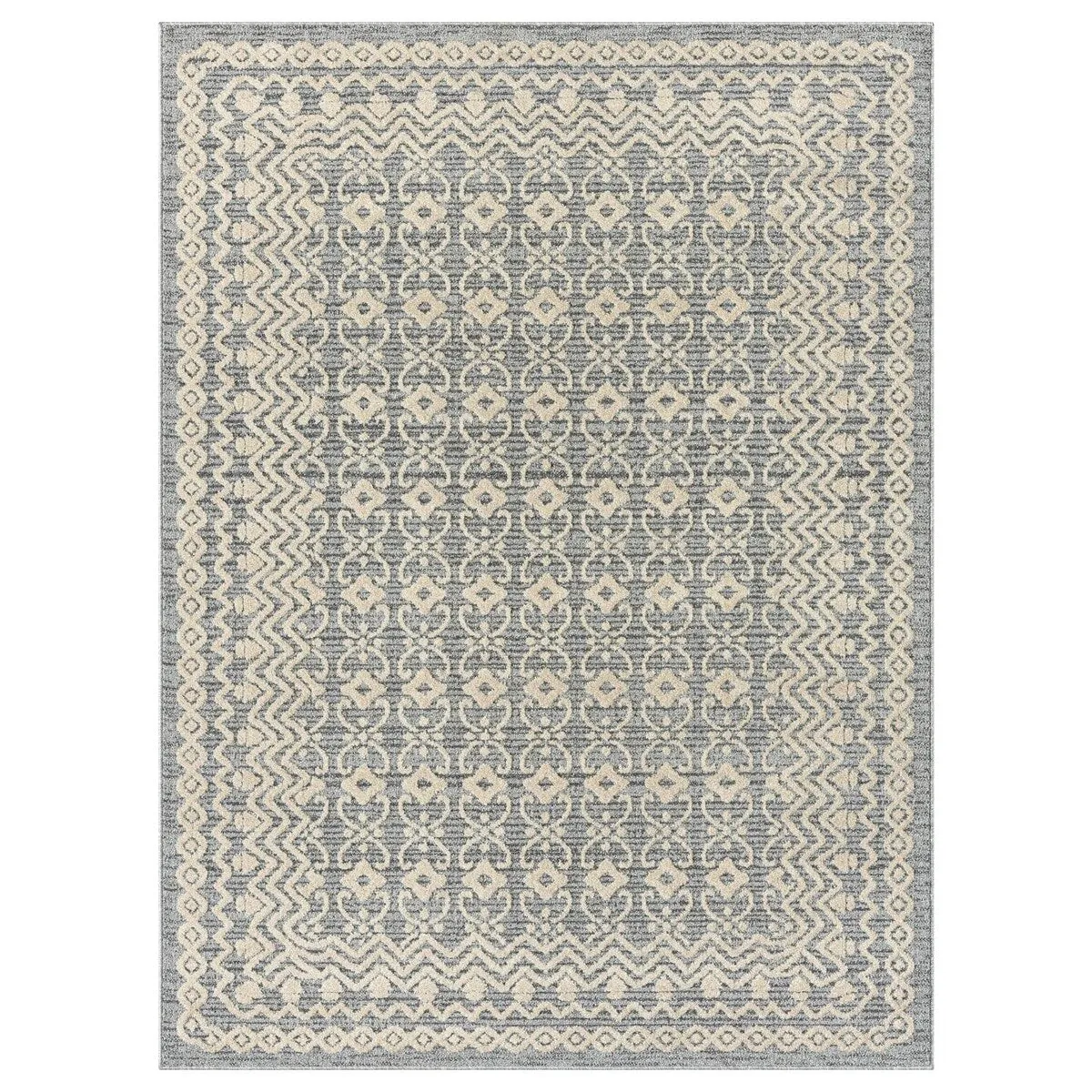 Luxe Weavers Moroccan Trellis Area Rug. Modern Floral Stain Resistant Carpet