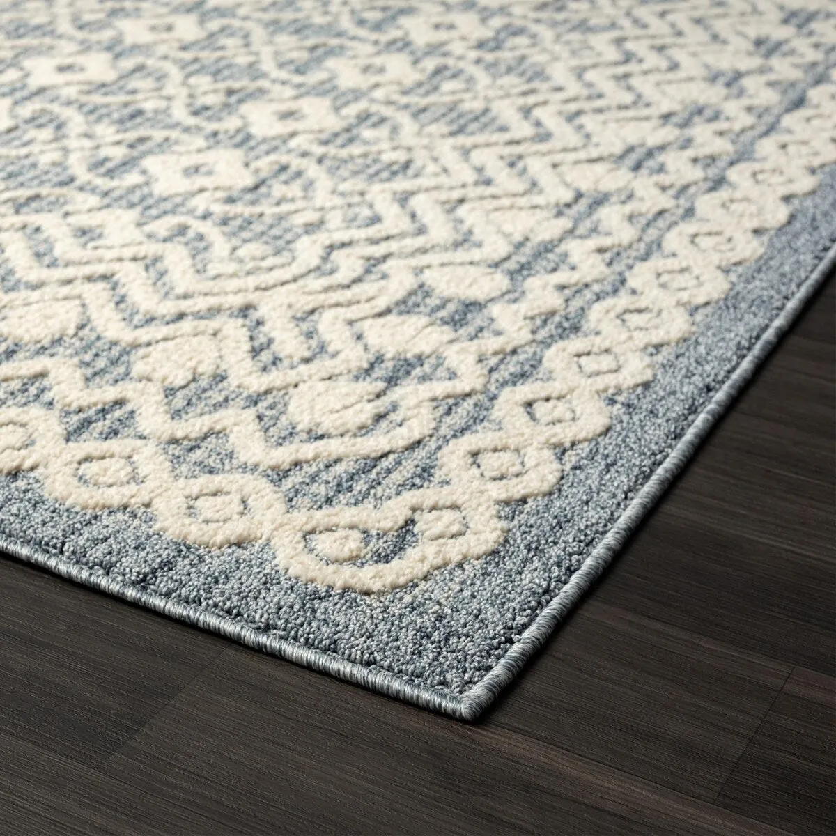Luxe Weavers Moroccan Trellis Area Rug. Modern Floral Stain Resistant Carpet